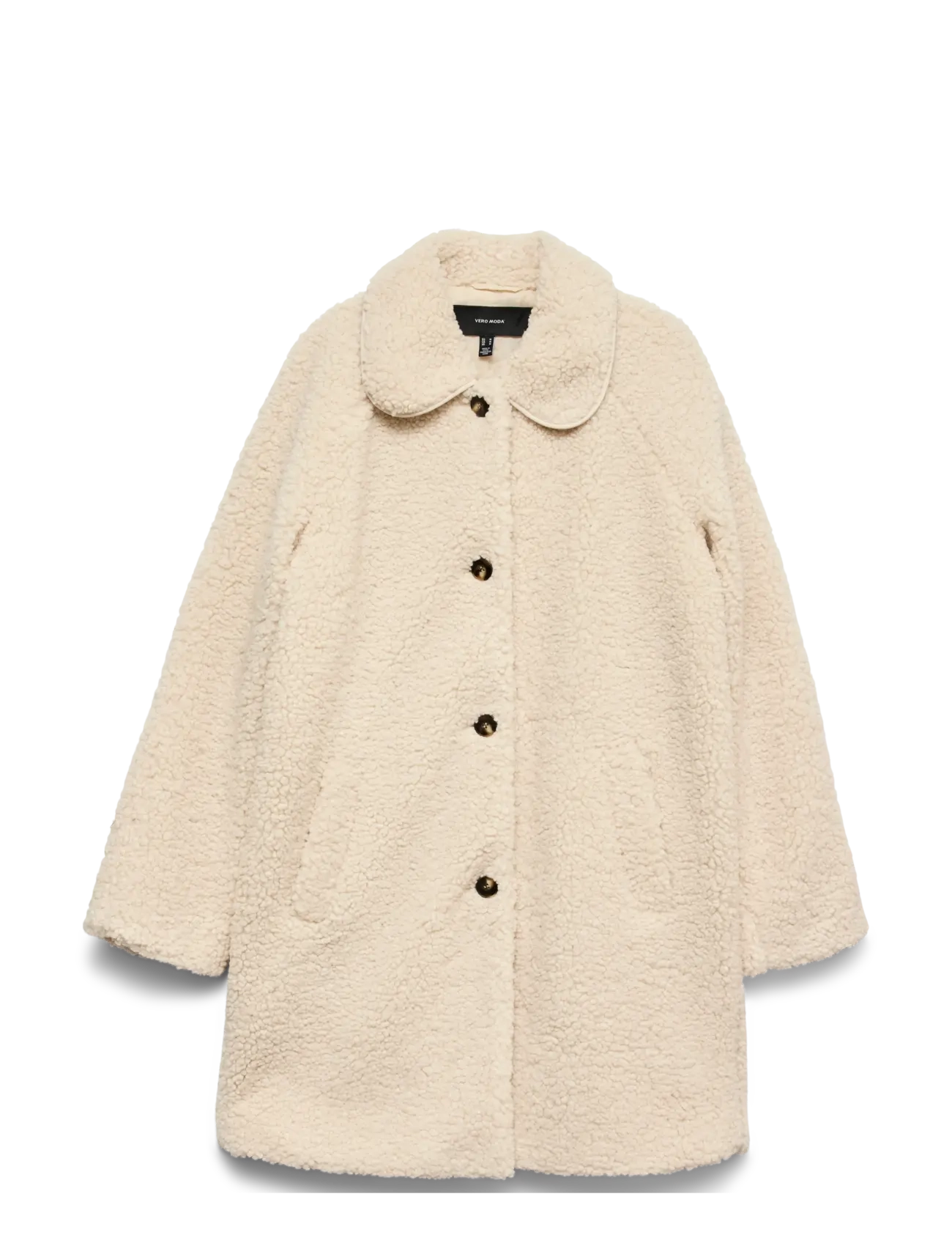 Vero Moda - VMKYLIEAMALIE TEDDY COAT - kunstpelz - oatmeal - 1