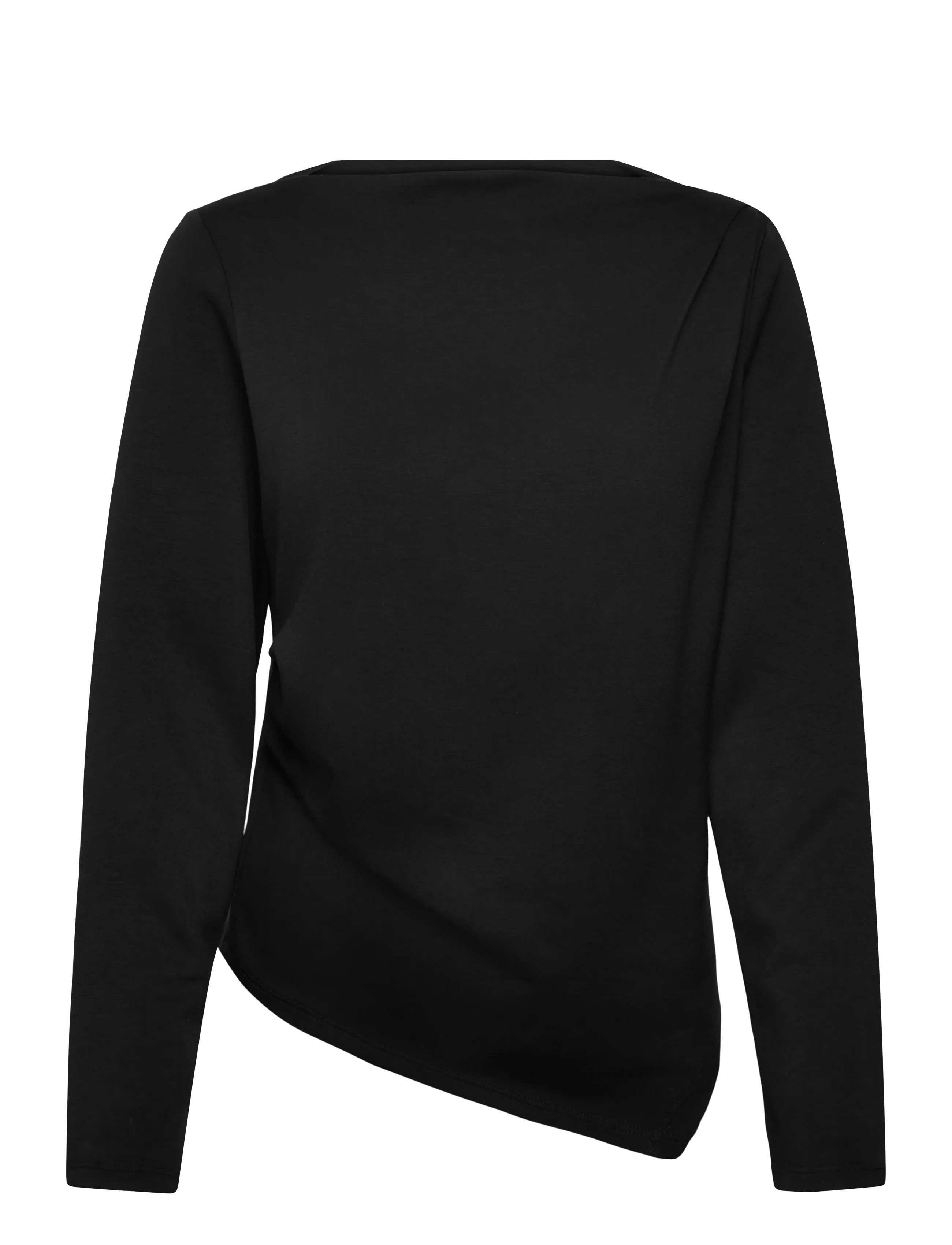 Vero Moda VMMILLE LS BOATNECK SHORT TOP JRS NOOS - Bluser - BLACK / black