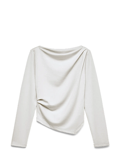 Vmmille Ls Boatneck Short Top Jrs Noos - LangæRmede Bluser
