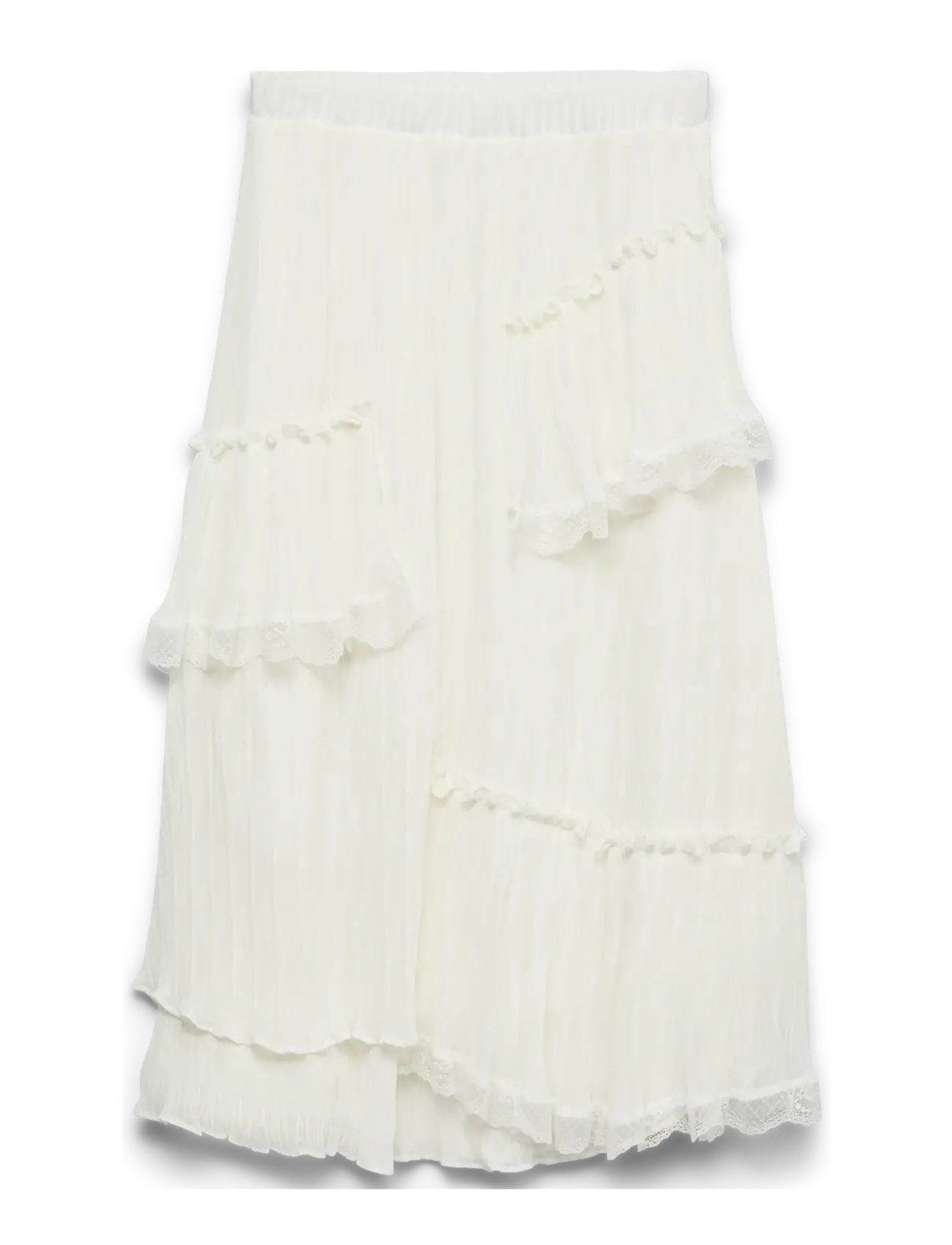 Vero Moda VMFELINE NW 7/8 SKIRT EXP - Nederdele - SNOW WHITE / white