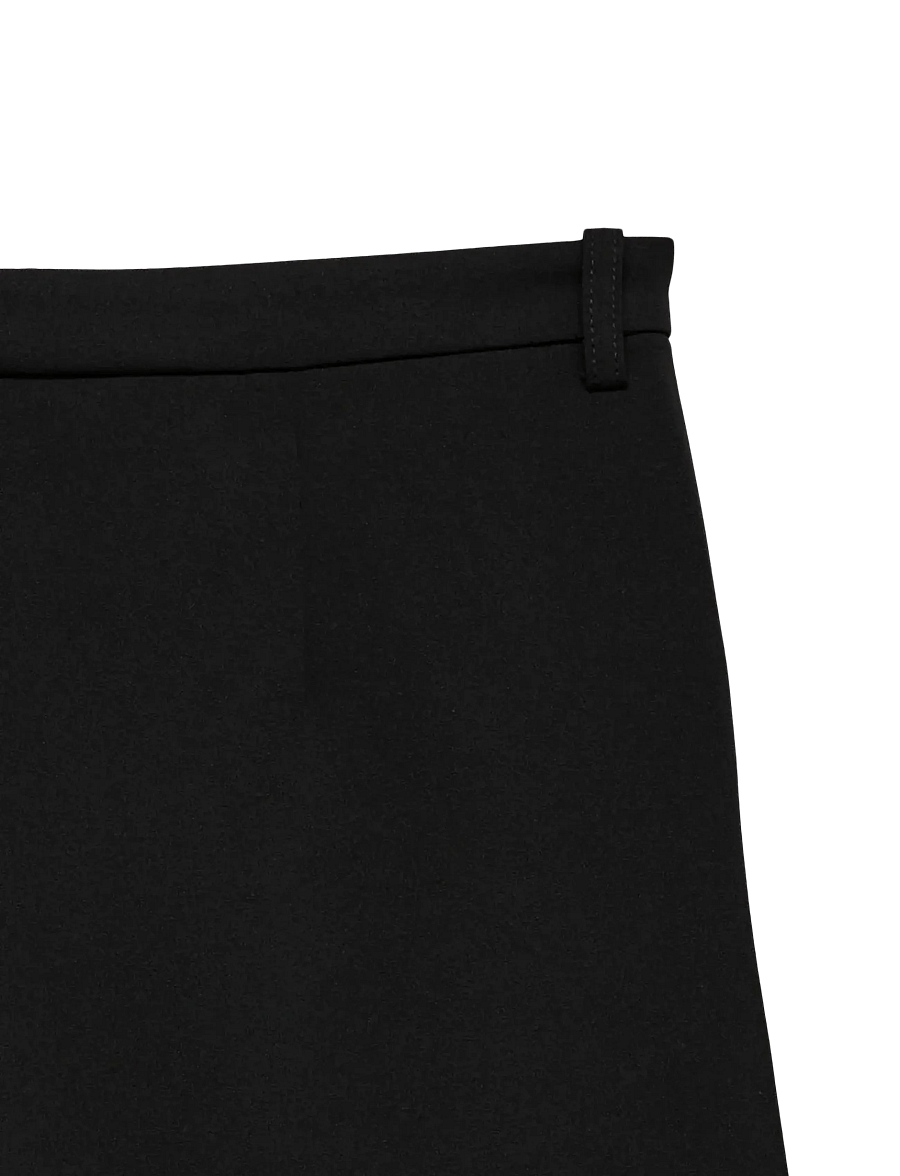 Vero Moda - VMZAMIRA MW WIDE PANT NOOS - hosen mit weitem bein - black - 1