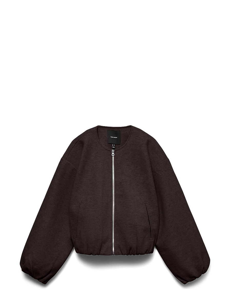 Vero Moda - VMCHLOE LS BOMBER JACKET NOOS - forårsjakker - chocolate torte - 1