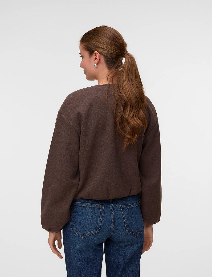 Vero Moda - VMCHLOE LS BOMBER JACKET NOOS - forårsjakker - chocolate torte - 2