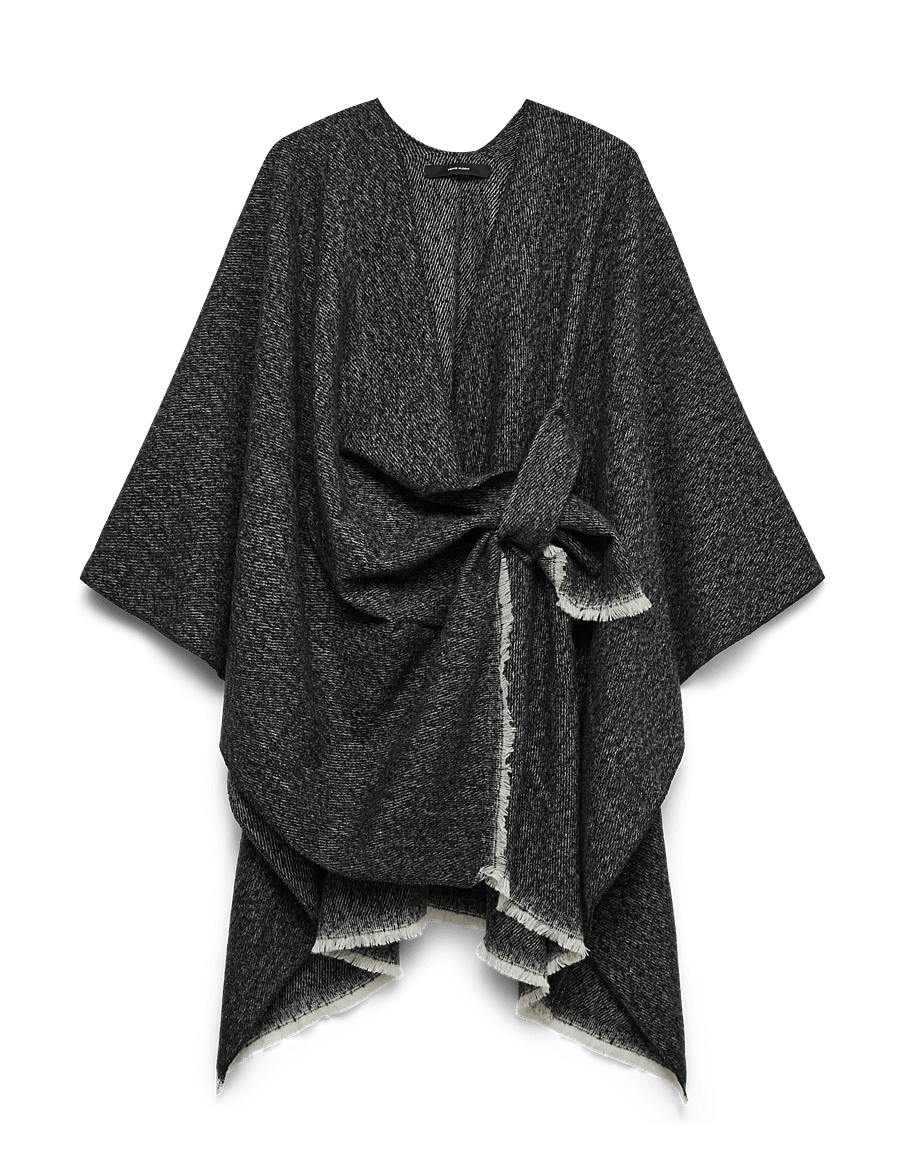 Vero Moda - VMMOLLY PONCHO BOO - black - 0