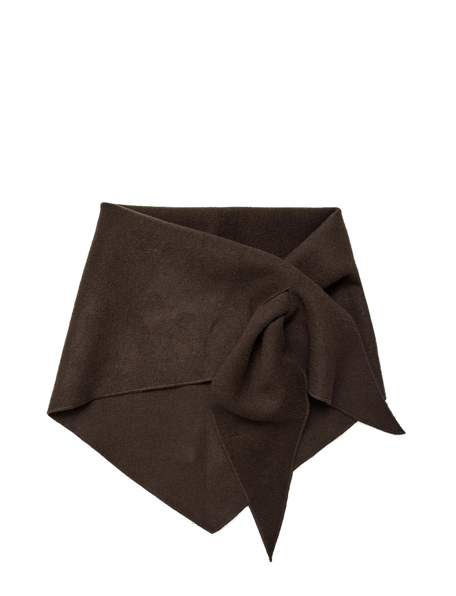 Vero Moda - VMKIMBERLY SMALL SCARF - talvesallid - chocolate torte - 0