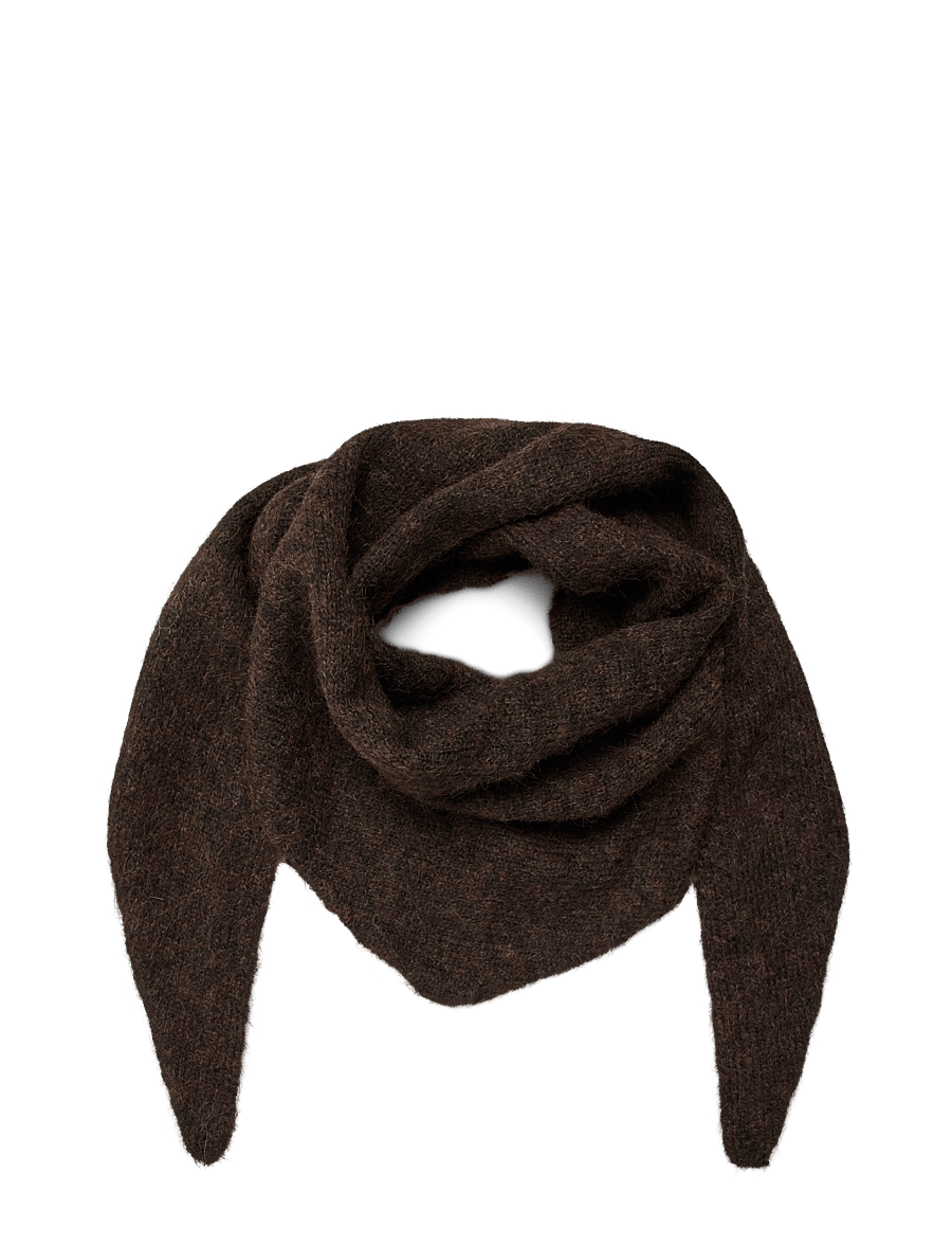 Vero Moda - VMSILVA SMALL TRIANGLE SCARF - winterschals - chocolate torte - 0