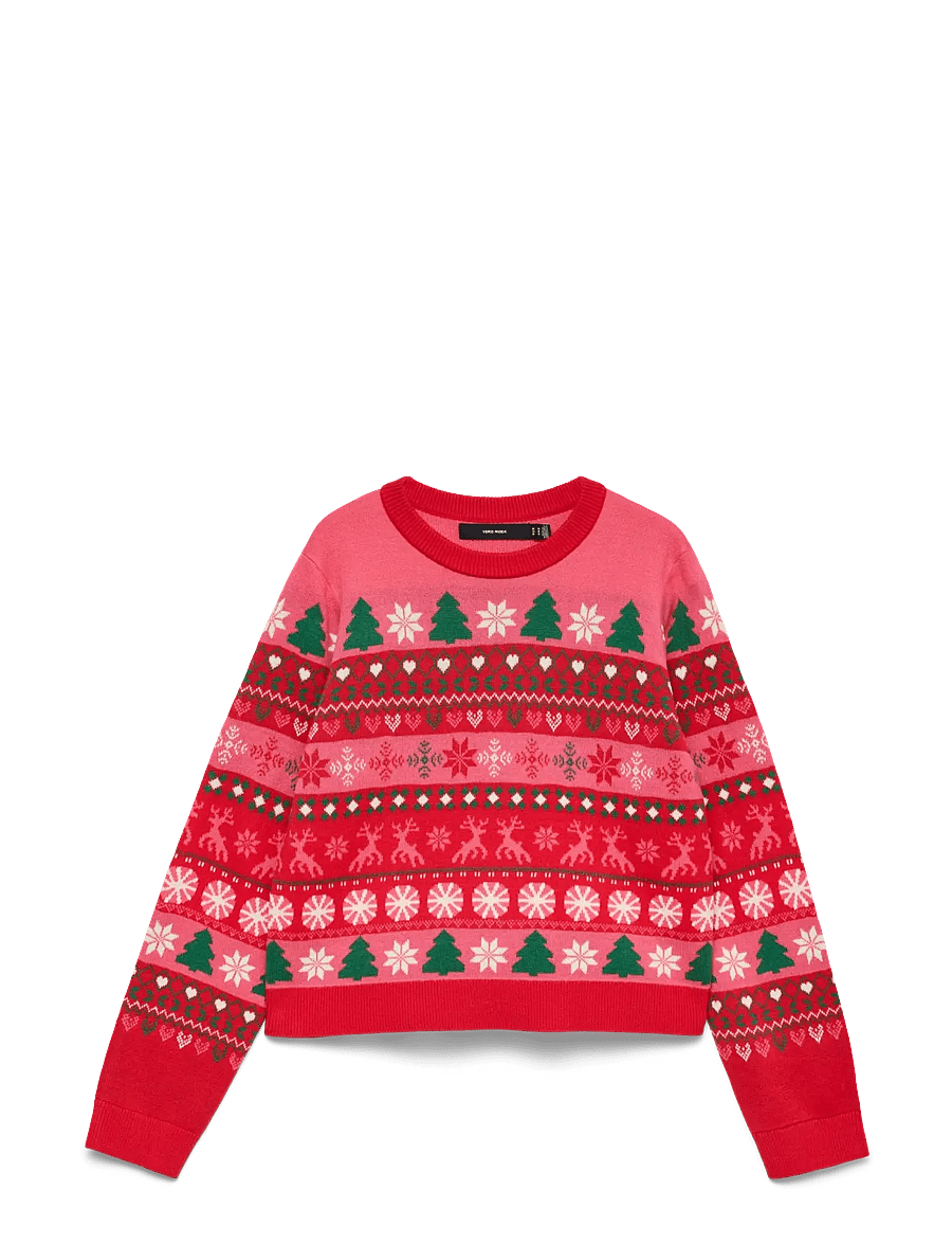 Vero Moda - VMNEWCHRISTMAS LS O-N PULL.BOX XMAS - chinese red - 1