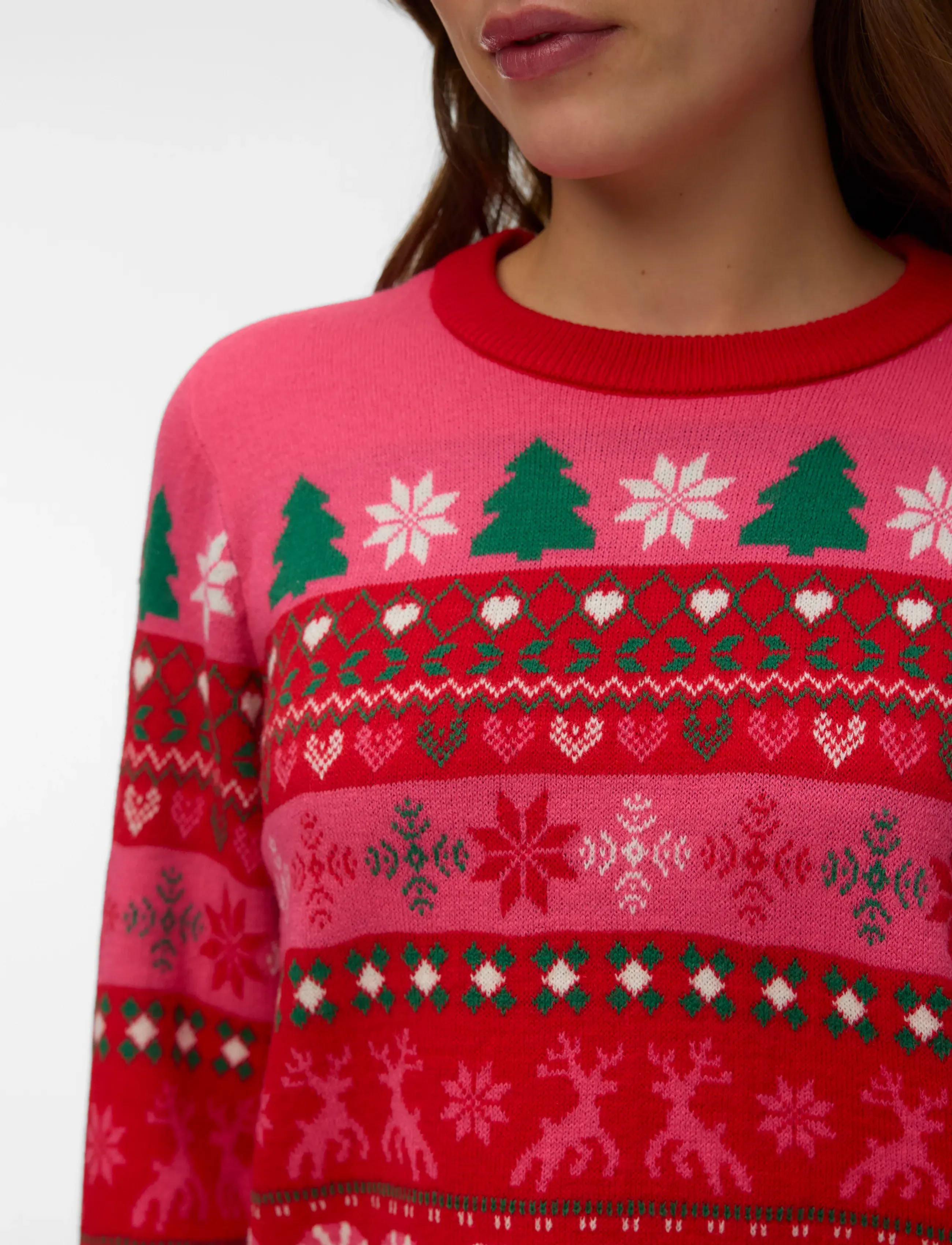 Vero Moda - VMNEWCHRISTMAS LS O-N PULL.BOX XMAS - chinese red - 4