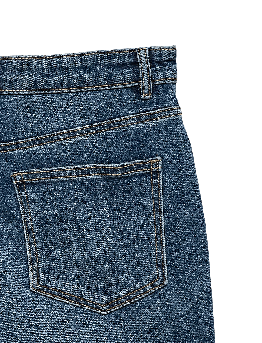 Vero Moda - VMOLIVIA STRETCH HR WIDE JNS LI3182 NOOS - brede jeans - medium blue denim - 5
