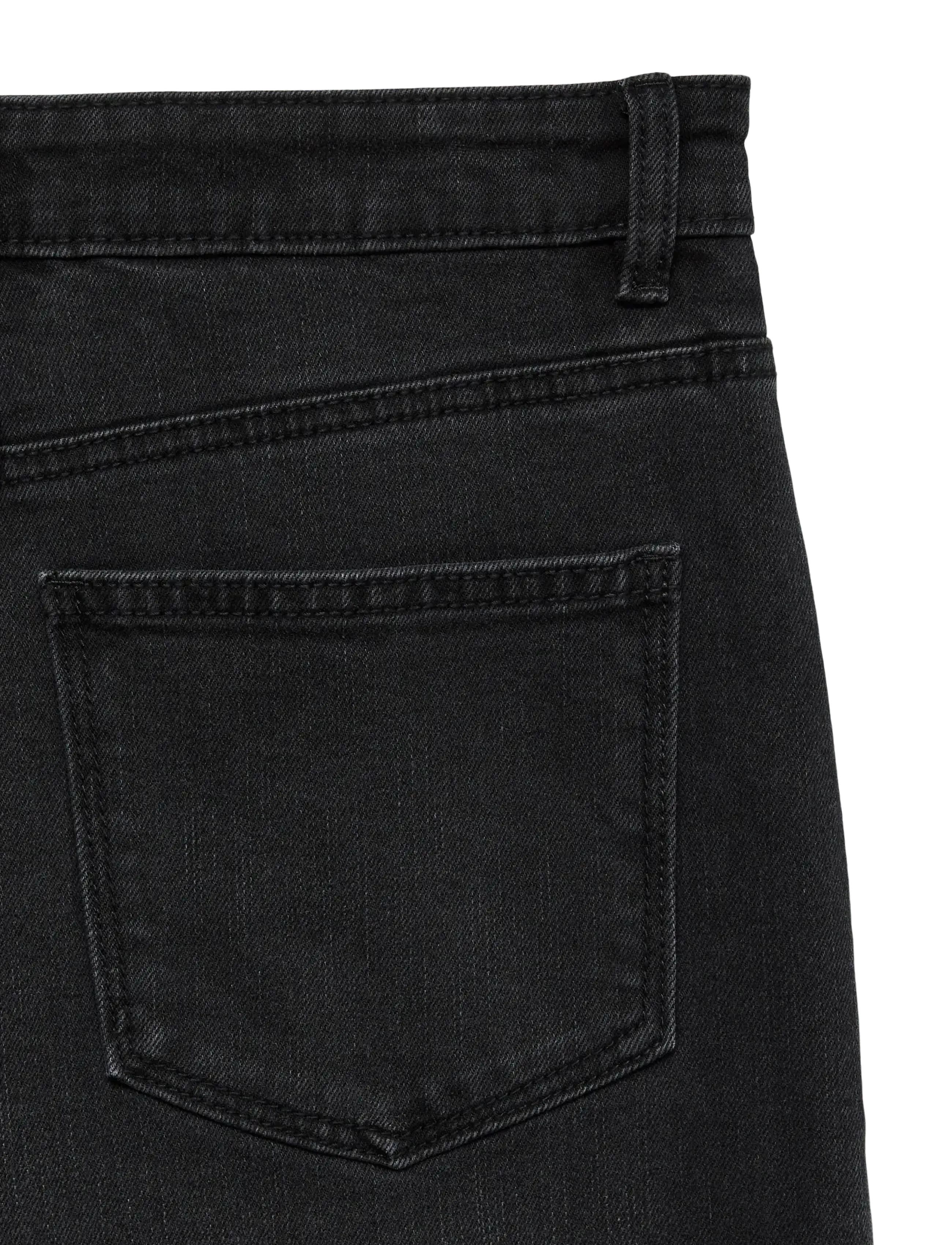 Vero Moda - VMOLIVIA STRETCH HR WIDE JNS LI1101 NOOS - pantalons larges - black denim - 1