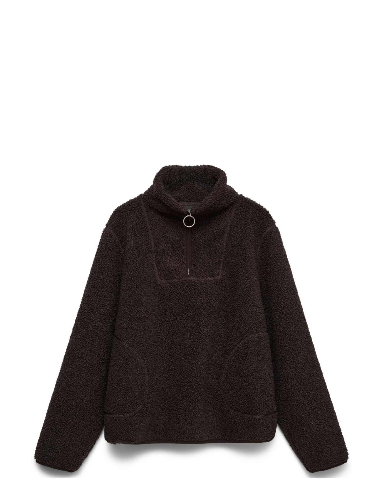 Vero Moda - VMFLASH TEDDY ANORAK ENT - anoraks - chocolate torte - 1