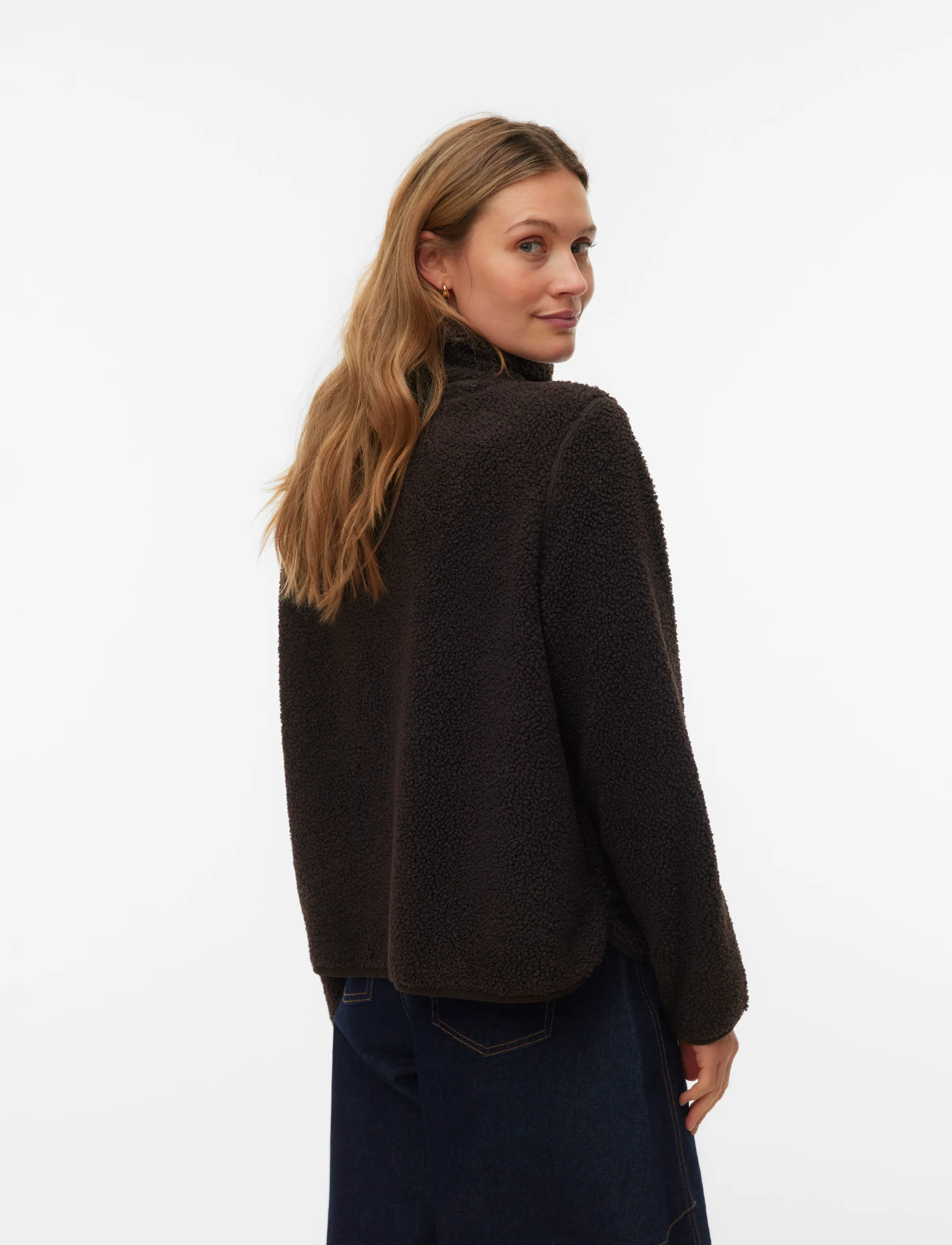 Vero Moda - VMFLASH TEDDY ANORAK ENT - anoraks - chocolate torte - 2