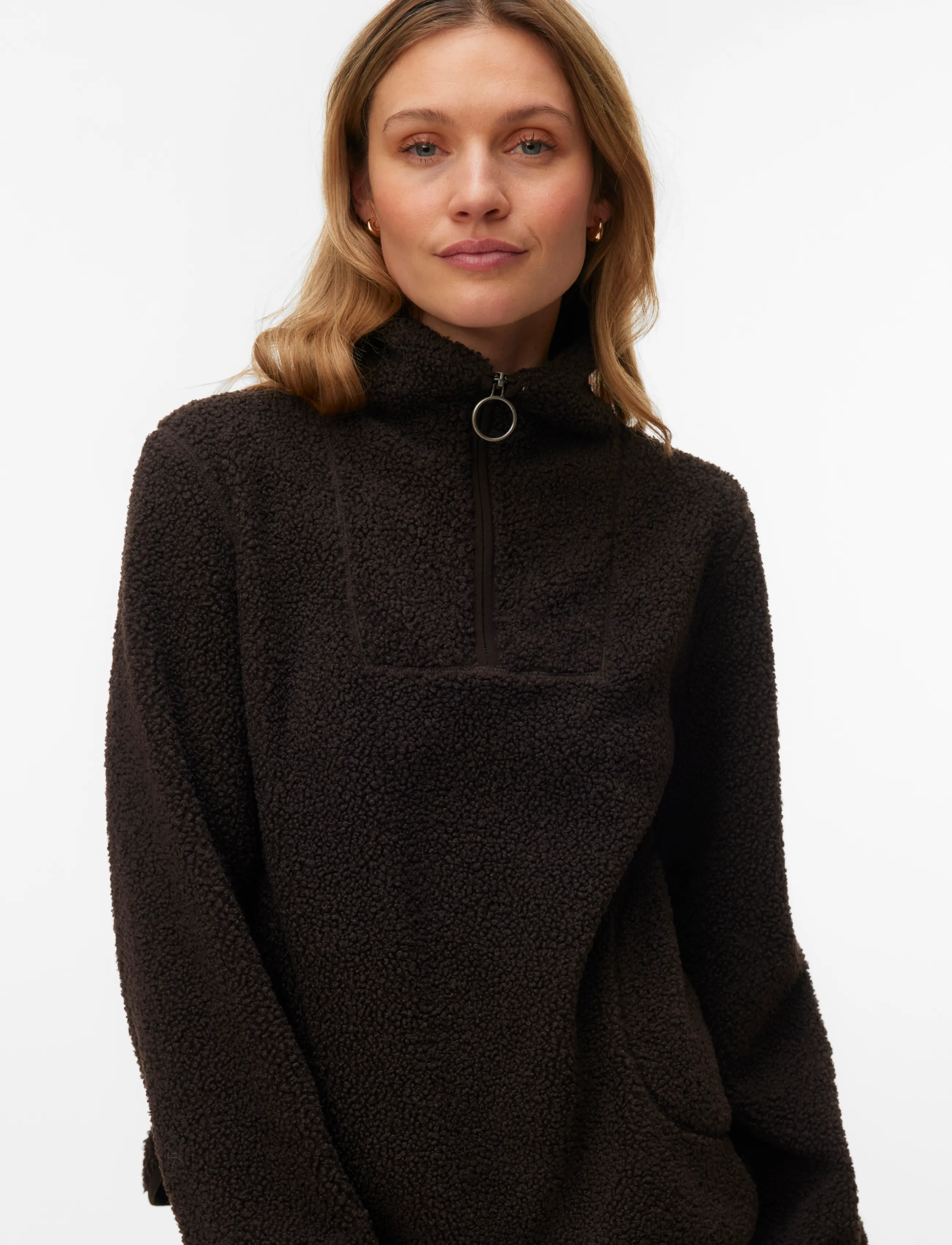 Vero Moda - VMFLASH TEDDY ANORAK ENT - anoraks - chocolate torte - 3