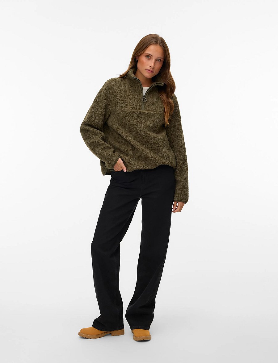 Vero Moda - VMFLASH TEDDY ANORAK ENT - anoraks - kalamata - 0