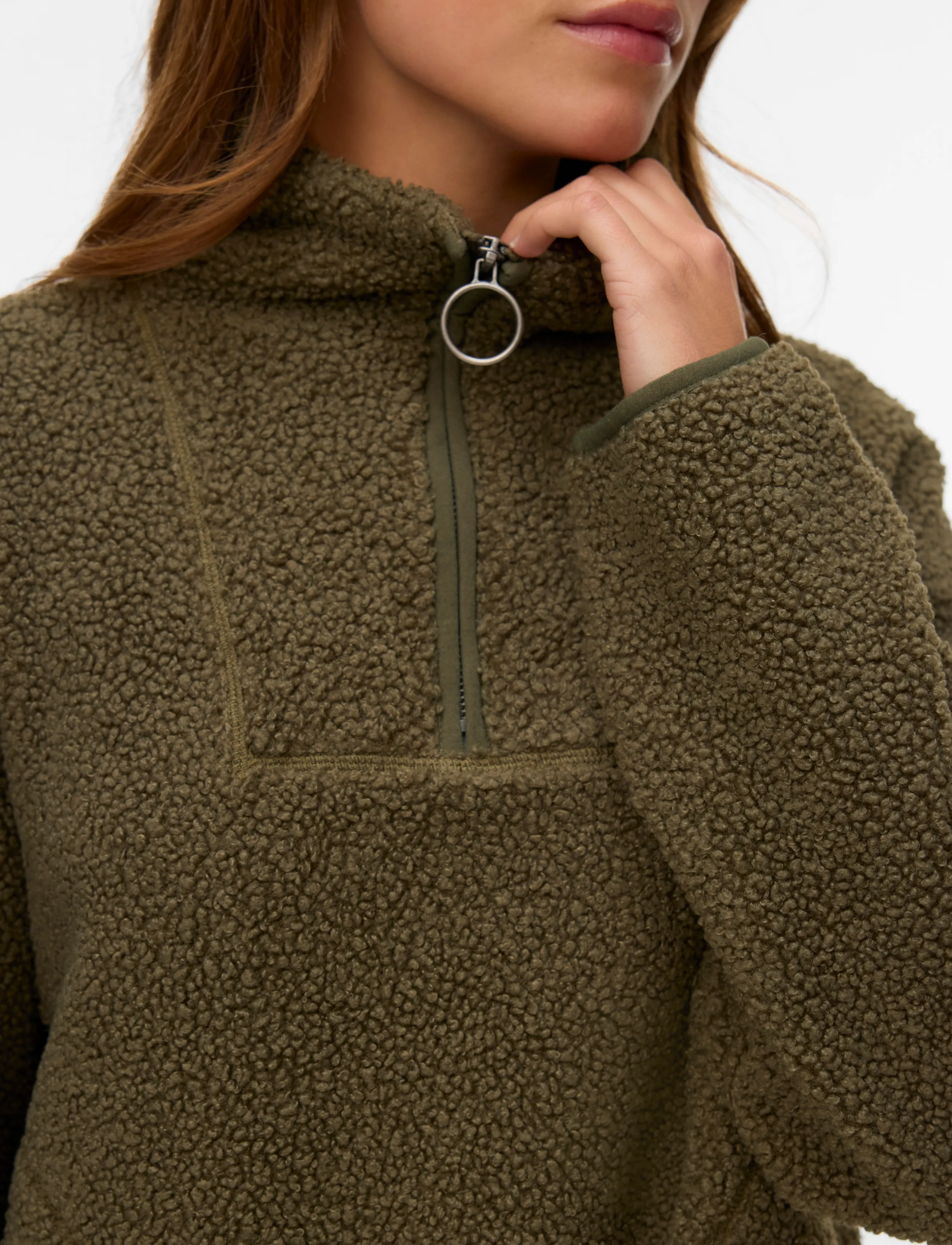 Vero Moda - VMFLASH TEDDY ANORAK ENT - spring jackets - kalamata - 3
