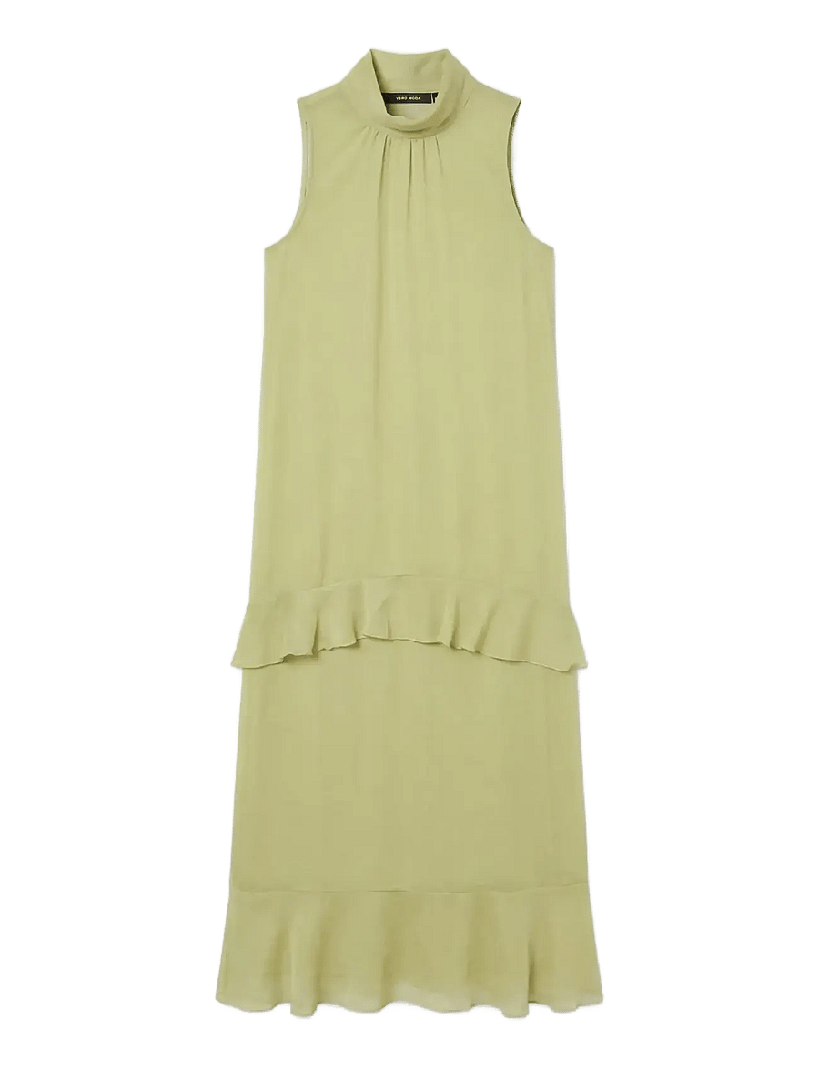 Vero Moda - VMSANNA SL HIGHNECK MAXI DRESS EXP - maxi kjoler - winter pear - 0
