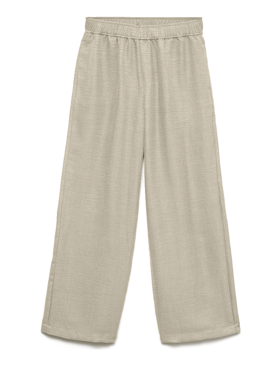 Vero Moda - VMMELANEY LS STRAIGH PANT TLR EXP - hosen mit weitem bein - overcast - 0