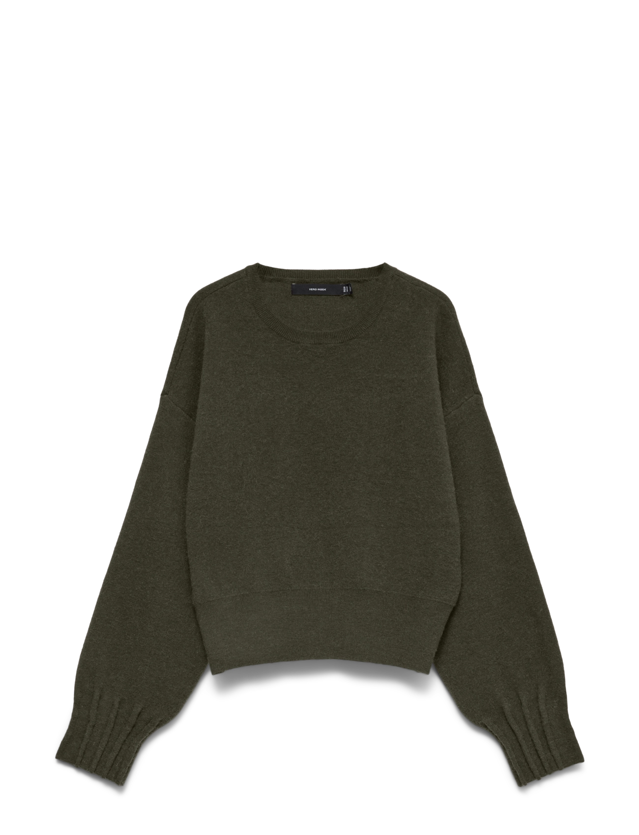 Vero Moda VMKACY LS O-NECK PULLOVER - Jumpers - FOREST NIGHT / khaki/green