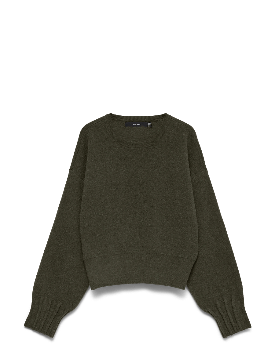 Vero Moda - VMKACY LS O-NECK PULLOVER - pullover - forest night - 0