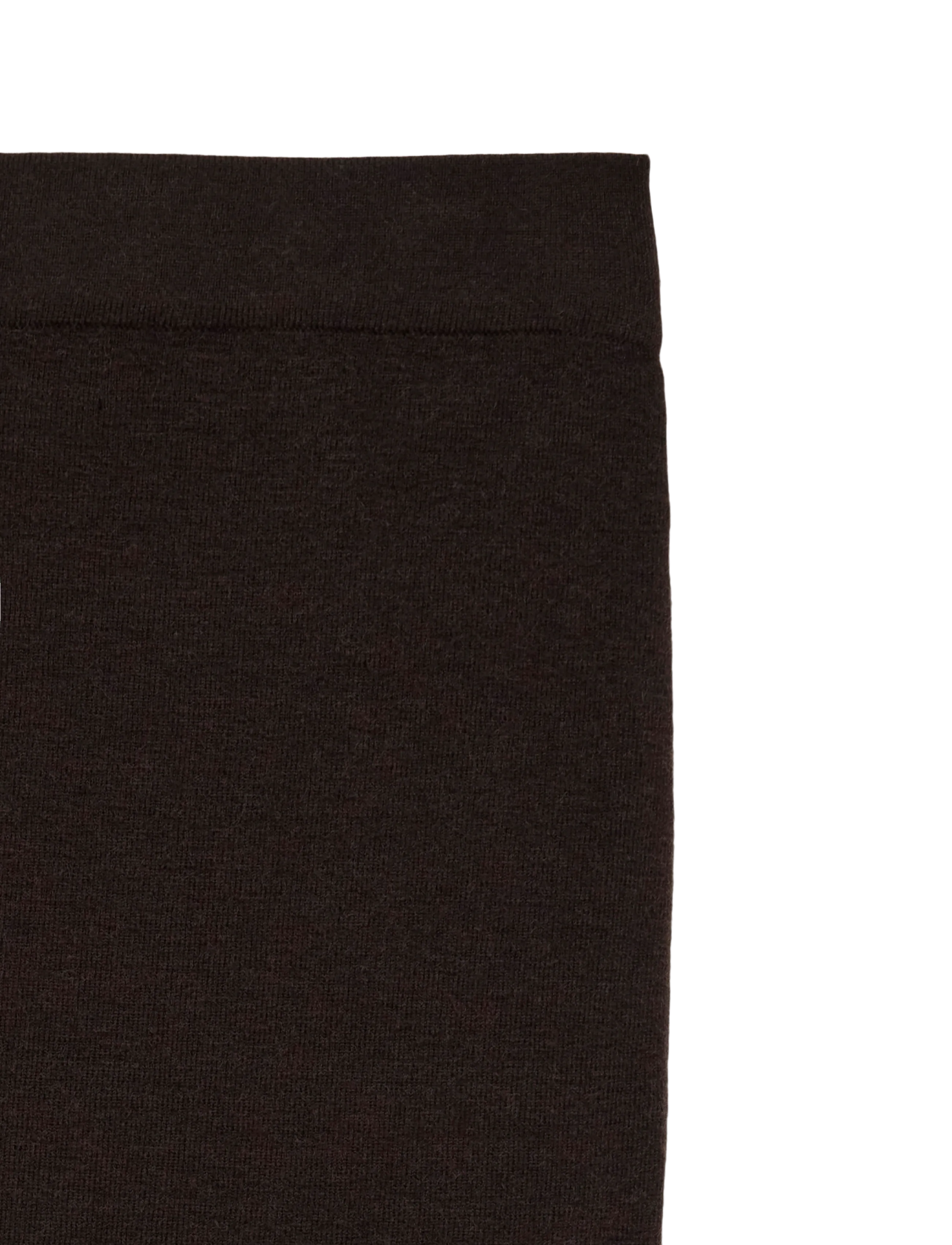 Vero Moda - VMKACY NW DRAPE ANKLE SKIRT - knitted skirts - chocolate torte - 5