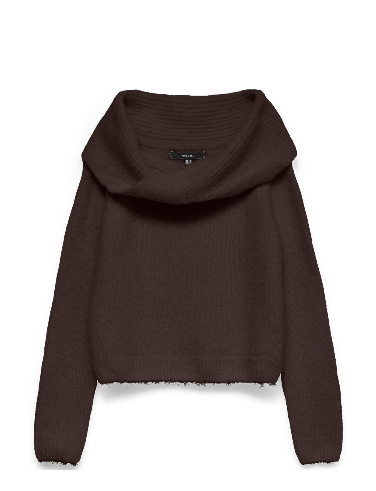 Vero Moda VMSORRINA LS OFFSHOULDER PULLOVER - Jumpers - CHOCOLATE TORTE / brown