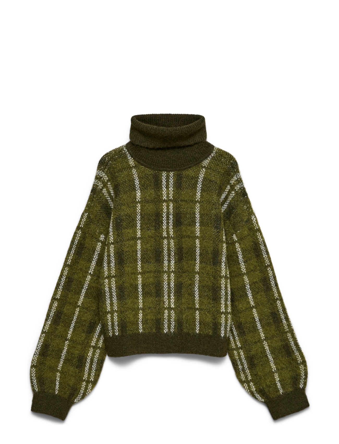 Vero Moda VMTOBY LS HIGHNECK PULLOVER - Everyday Style - FOREST NIGHT / green