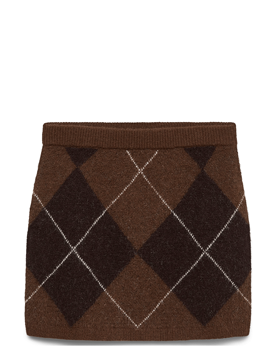 Vero Moda - VMDARLA NW SHORT SKIRT - strickröcke - cocoa brown - 1
