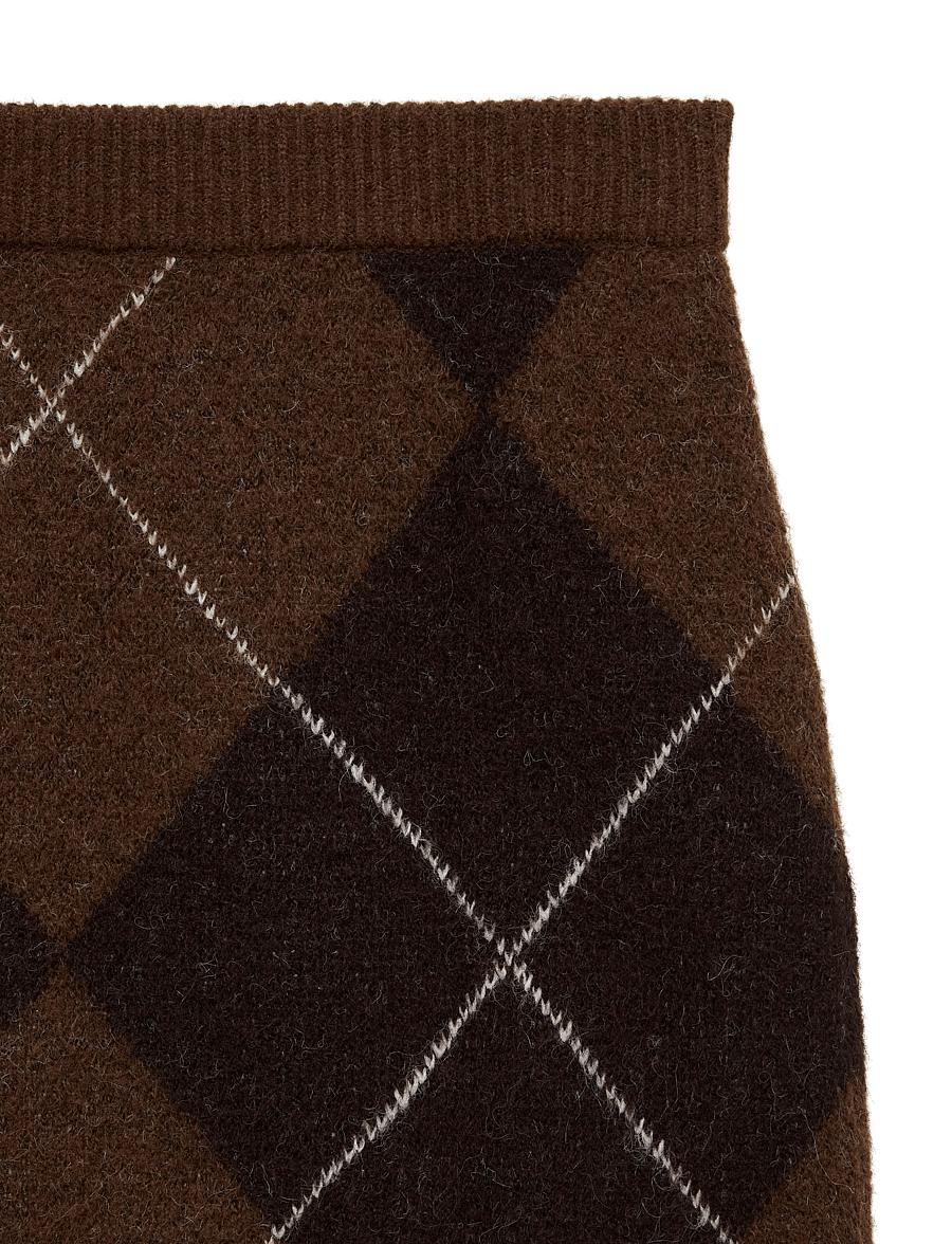 Vero Moda - VMDARLA NW SHORT SKIRT - strickröcke - cocoa brown - 5