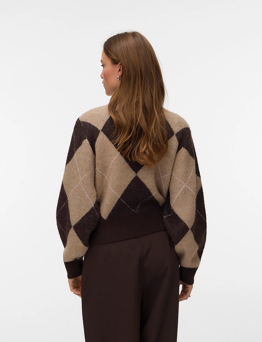 Vero Moda - VMDARLA LS ROLLNECK PULLOVER - pullover - chocolate torte - 1