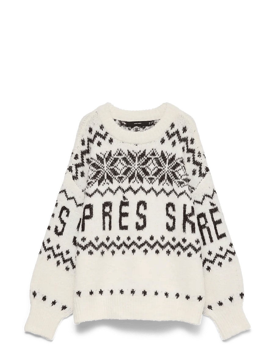 Vero Moda - VMMORITZ LS O-NECK PULLOVER - birch - 1