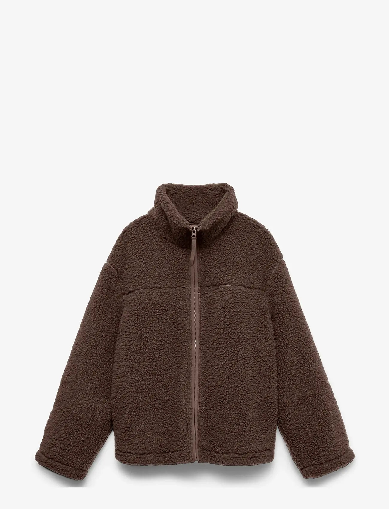Vero Moda - VMKARLA TEDDY JACKET NOOS - kunstkarusnahk - chocolate brown - 0