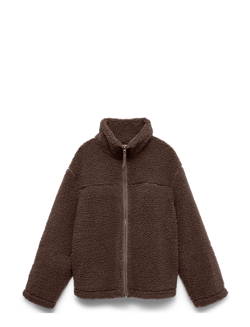 Vero Moda - VMKARLA TEDDY JACKET NOOS - kunstpelz - chocolate brown - 0