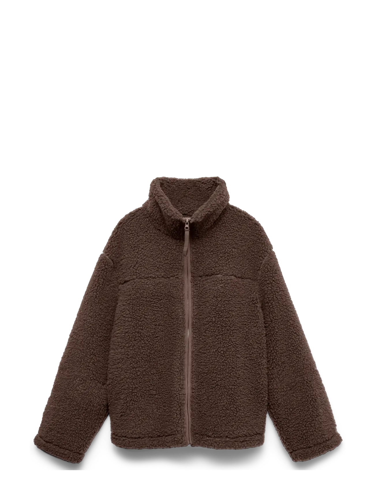 Vero Moda VMKARLA TEDDY JACKET NOOS - Tøj - CHOCOLATE BROWN / brown