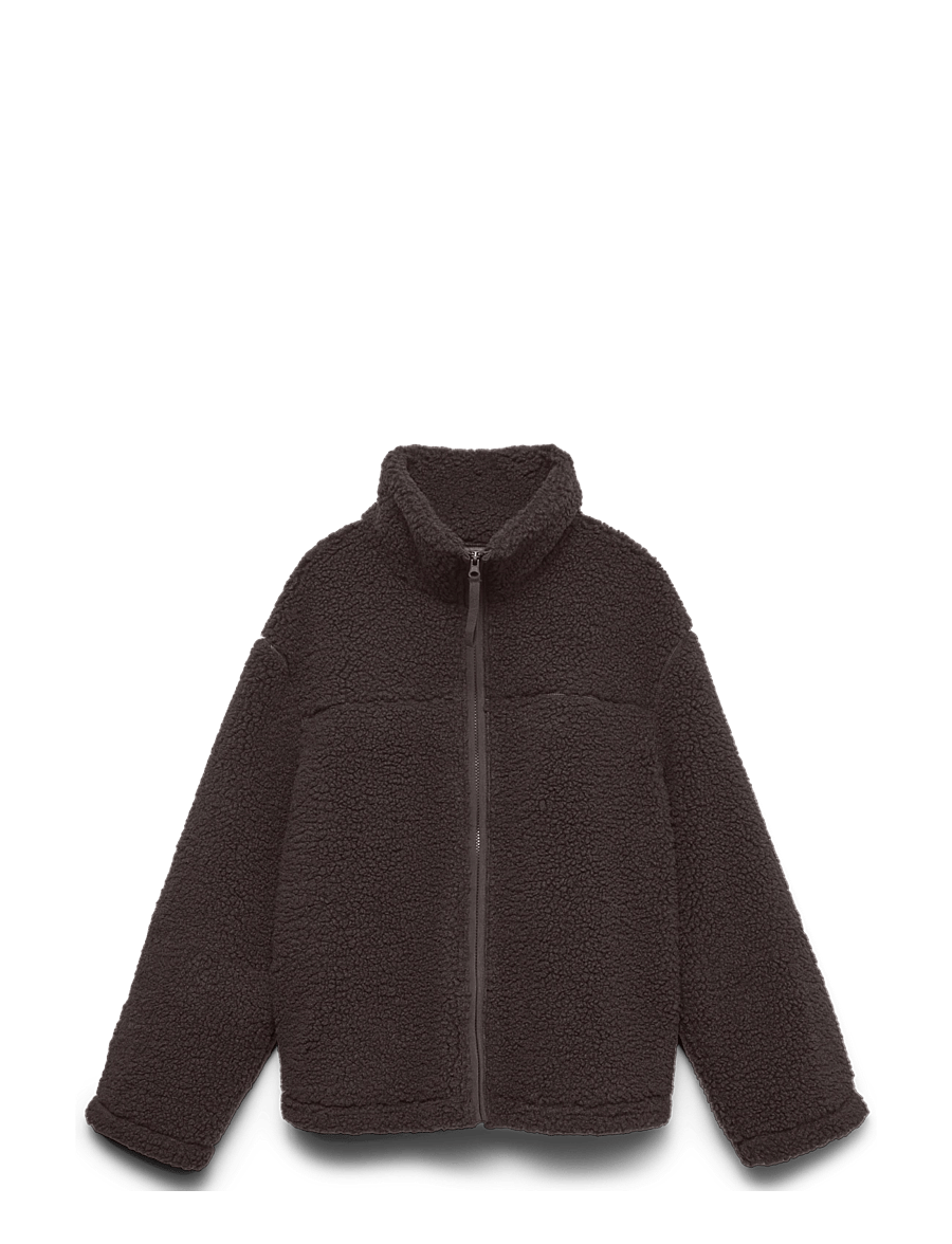 Vero Moda - VMKARLA TEDDY JACKET NOOS - kunstpelz - chocolate torte - 1