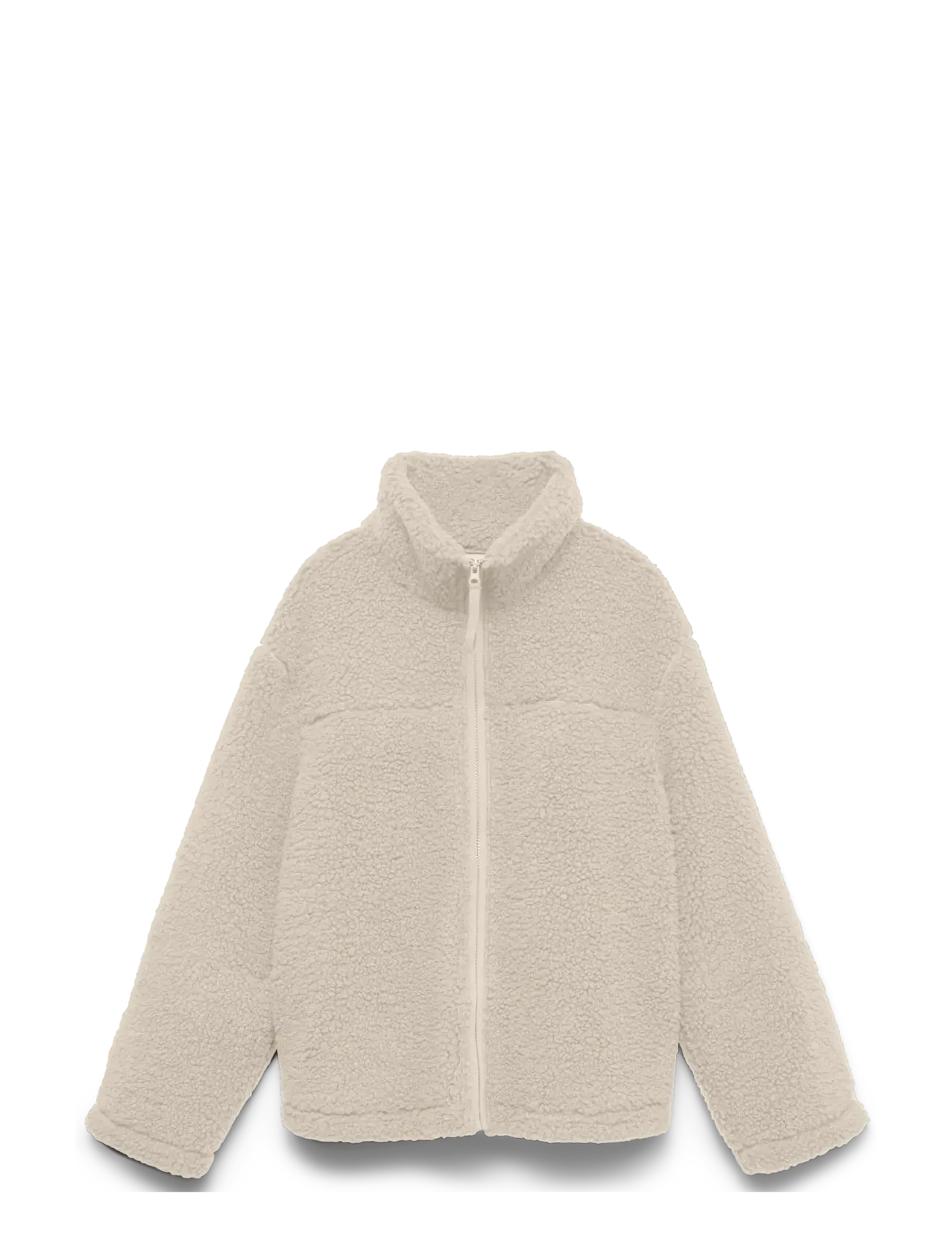 Vero Moda Vmkarla Teddy Jacket Noos, Kvinder, Teddyjakke, Cream, Str: M