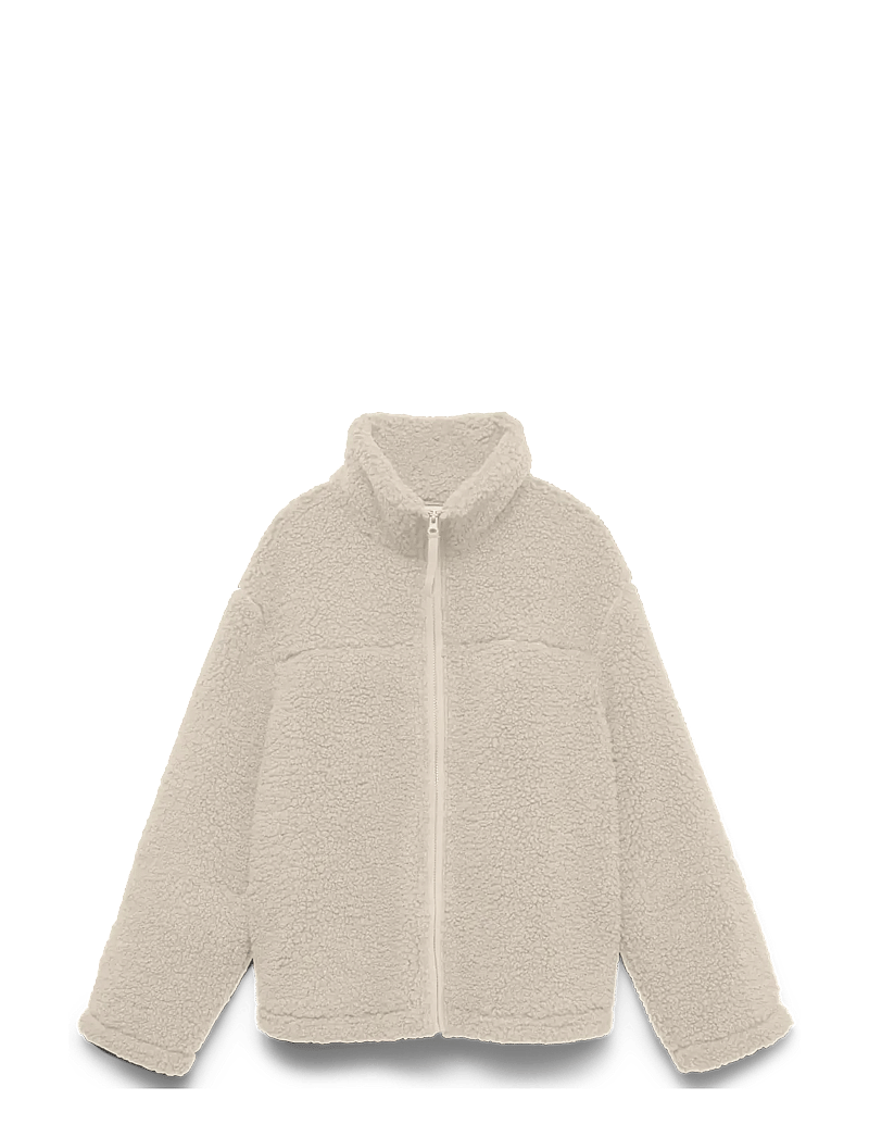 Vero Moda - VMKARLA TEDDY JACKET NOOS - kunstpelz - oatmeal - 0