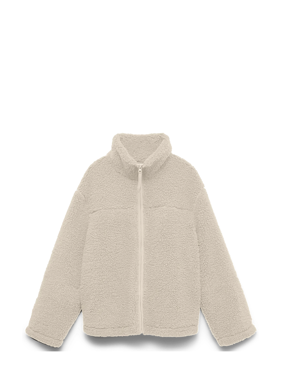 Vero Moda - VMKARLA TEDDY JACKET NOOS - kunstpelz - oatmeal - 0