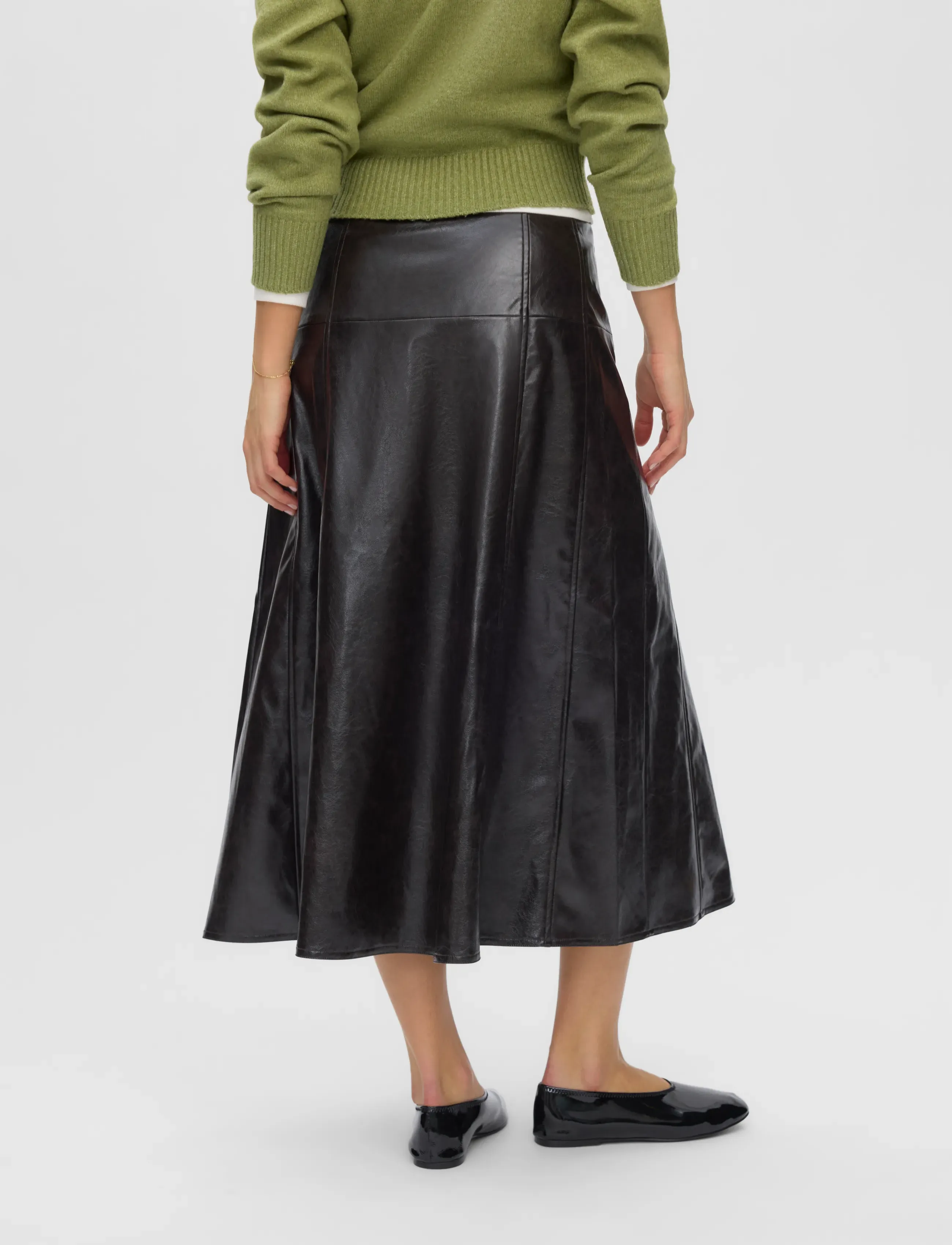 Vero Moda - VMDASH HW COATED 7-8 SKIRT - lowest prices - chocolate torte - 2