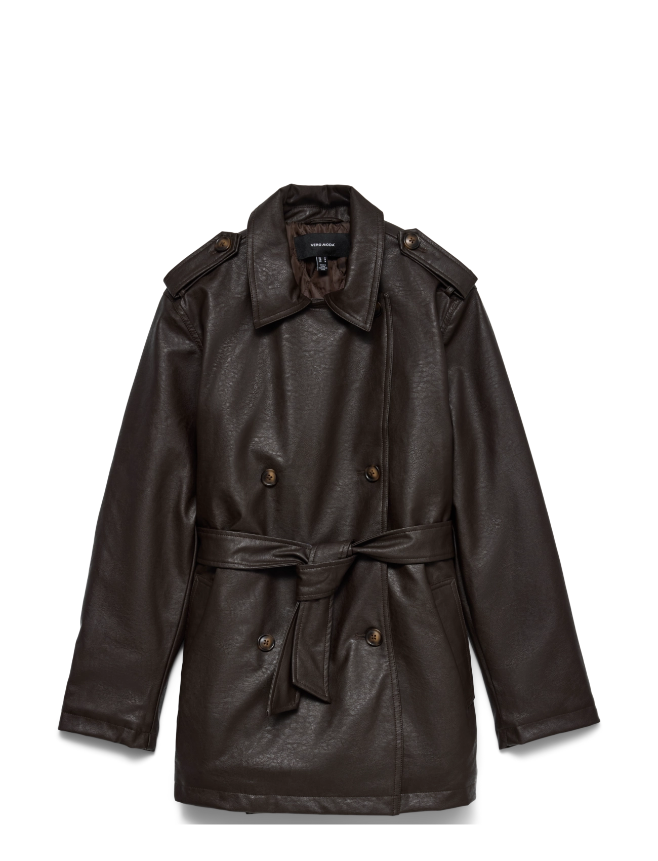 Vero Moda - VMEILEEN COATED JACKET - chocolate torte - 1