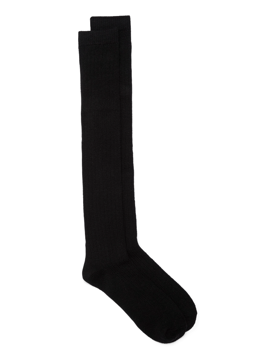 Vero Moda - VMSIMONE KNEE HIGH SOCKS - kniestrümpfe - black - 0