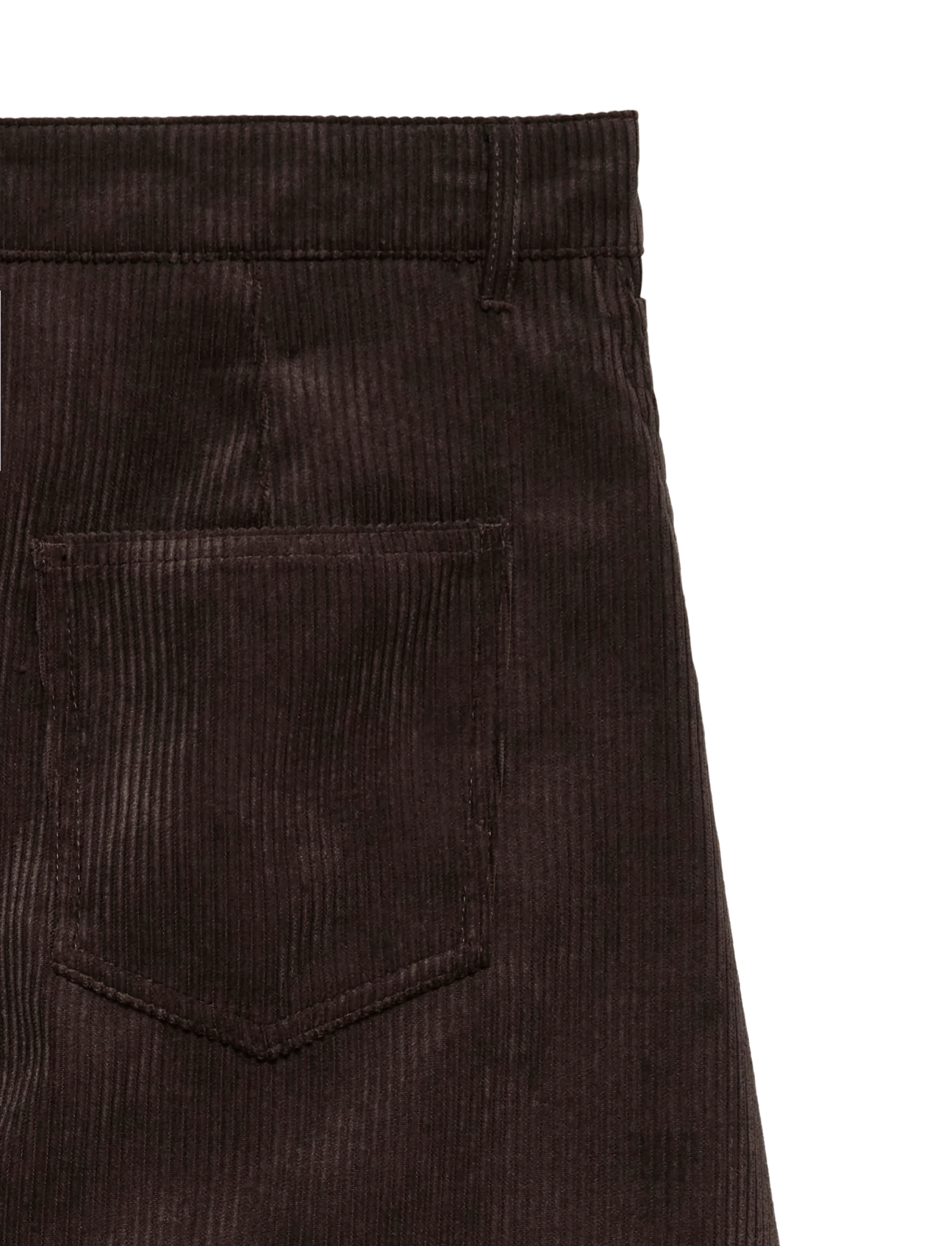 Vero Moda - VMKAITLIN HW WIDE CORD BARREL PANT - chocolate torte - 5