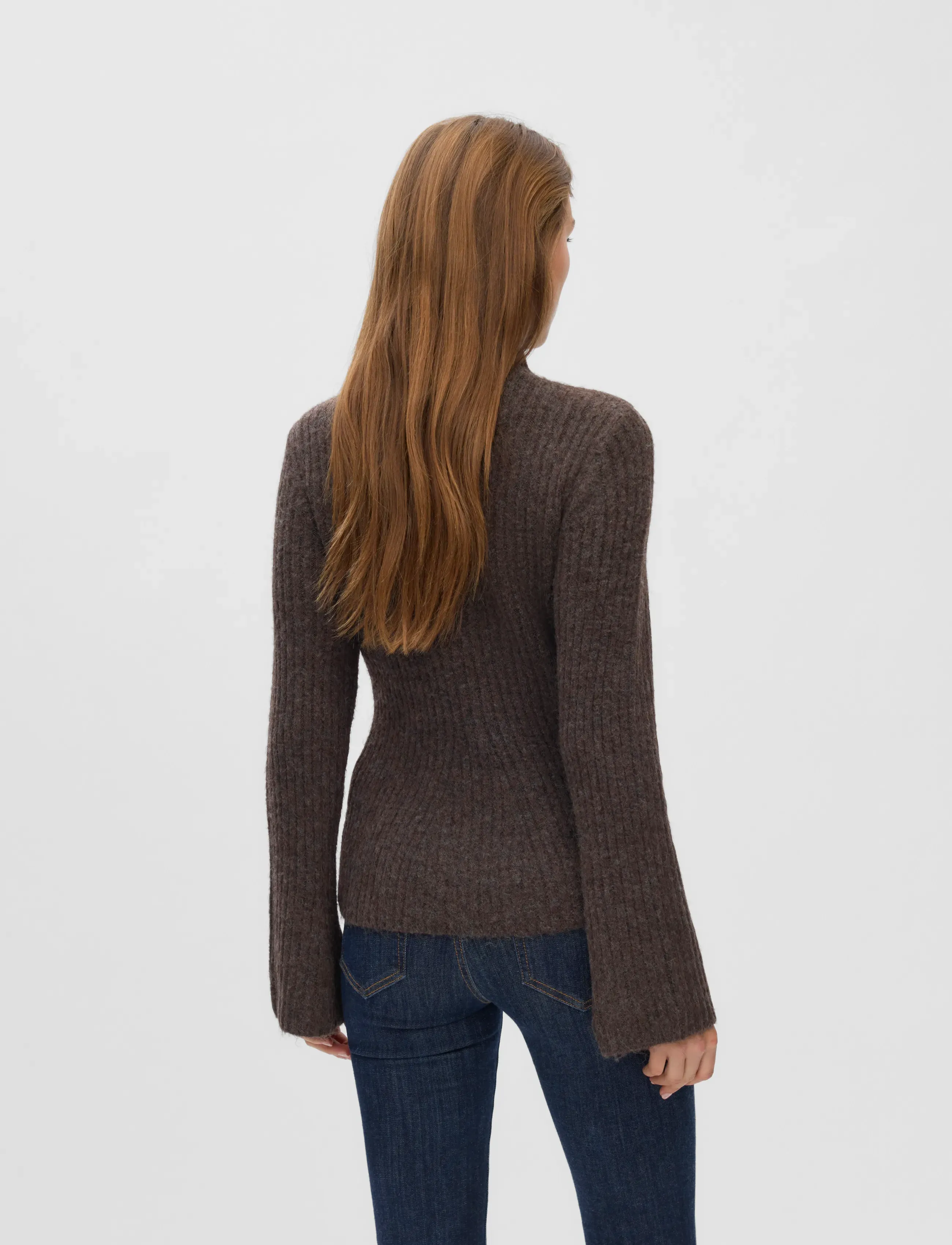 VERO MODA Awlina Ls High Neck Knit Pullover stickade tröjor dam – bild 2