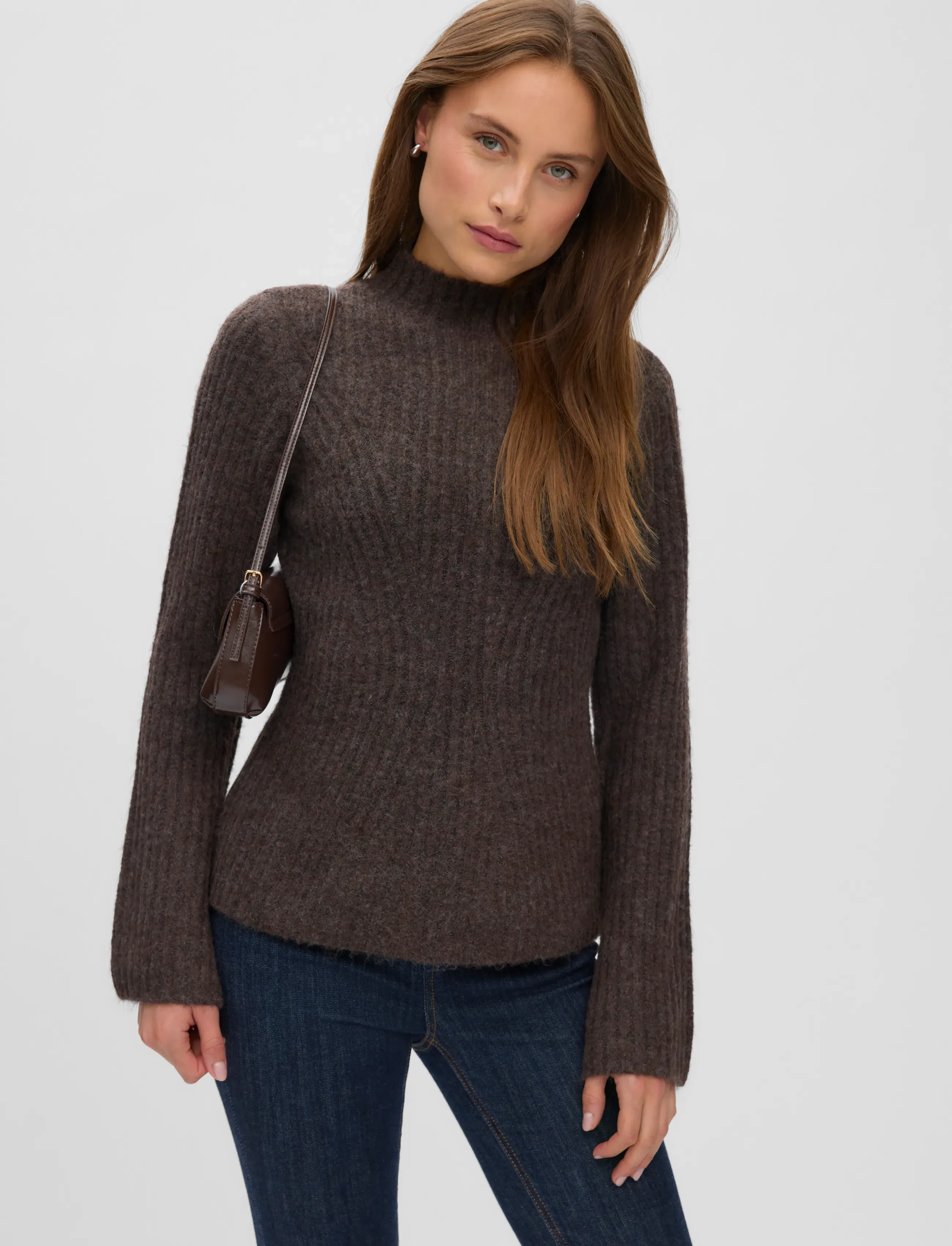 VERO MODA Awlina Ls High Neck Knit Pullover stickade tröjor dam – bild 4