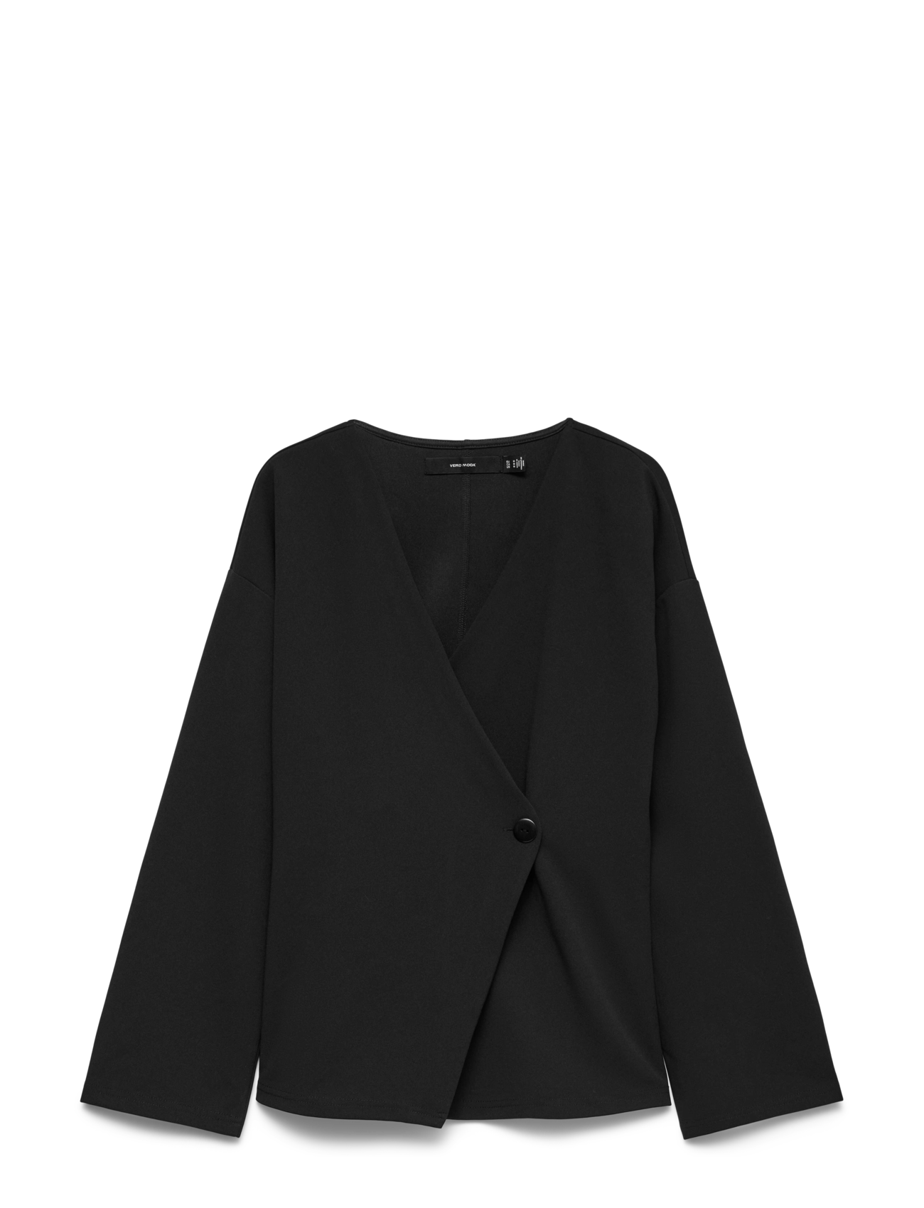 Vero Moda VMSTAR LS CARDIGAN TOP JRS NOOS - Vardagsstil - BLACK / black