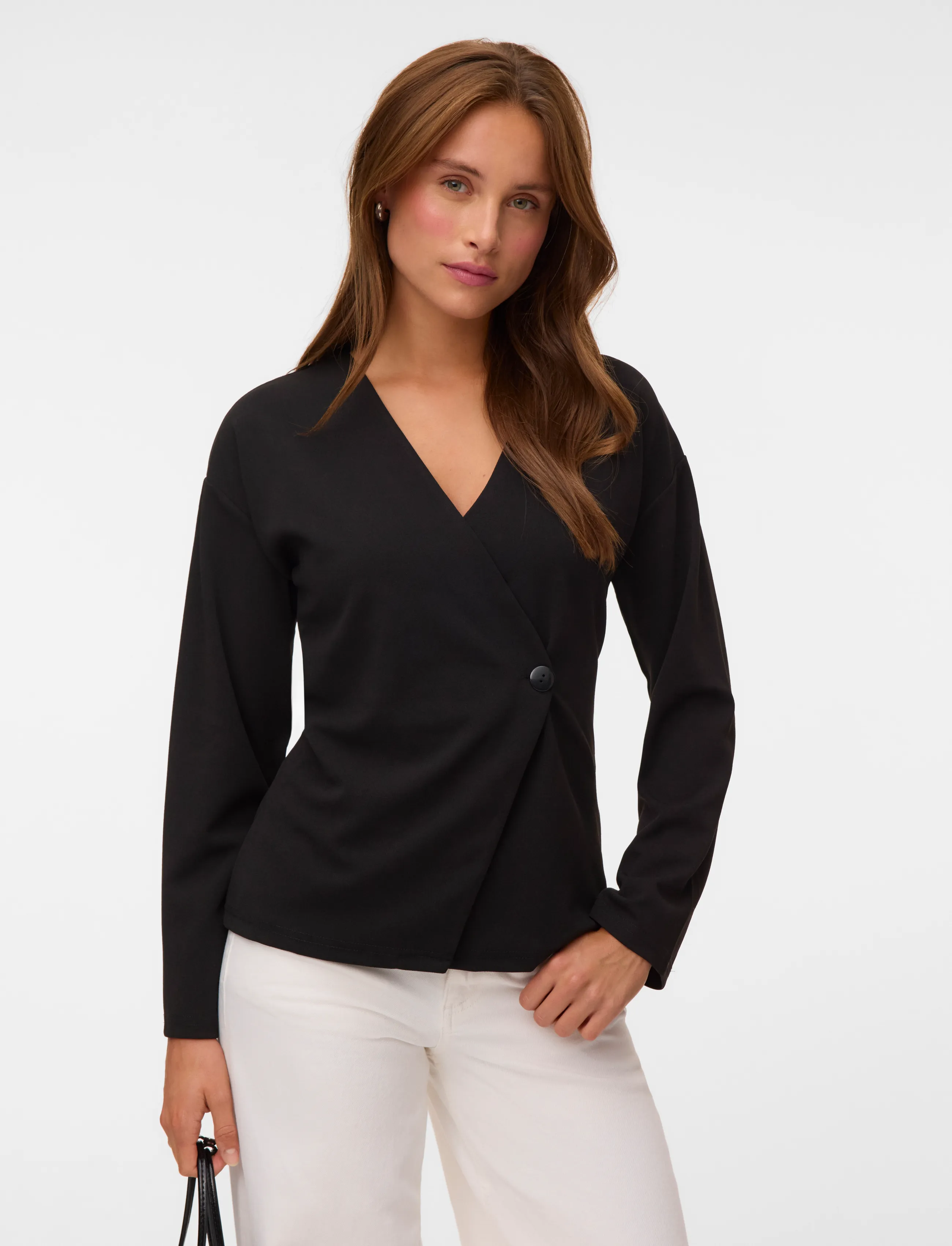 Vero Moda - VMSTAR LS CARDIGAN TOP JRS NOOS - koftor - black - 3