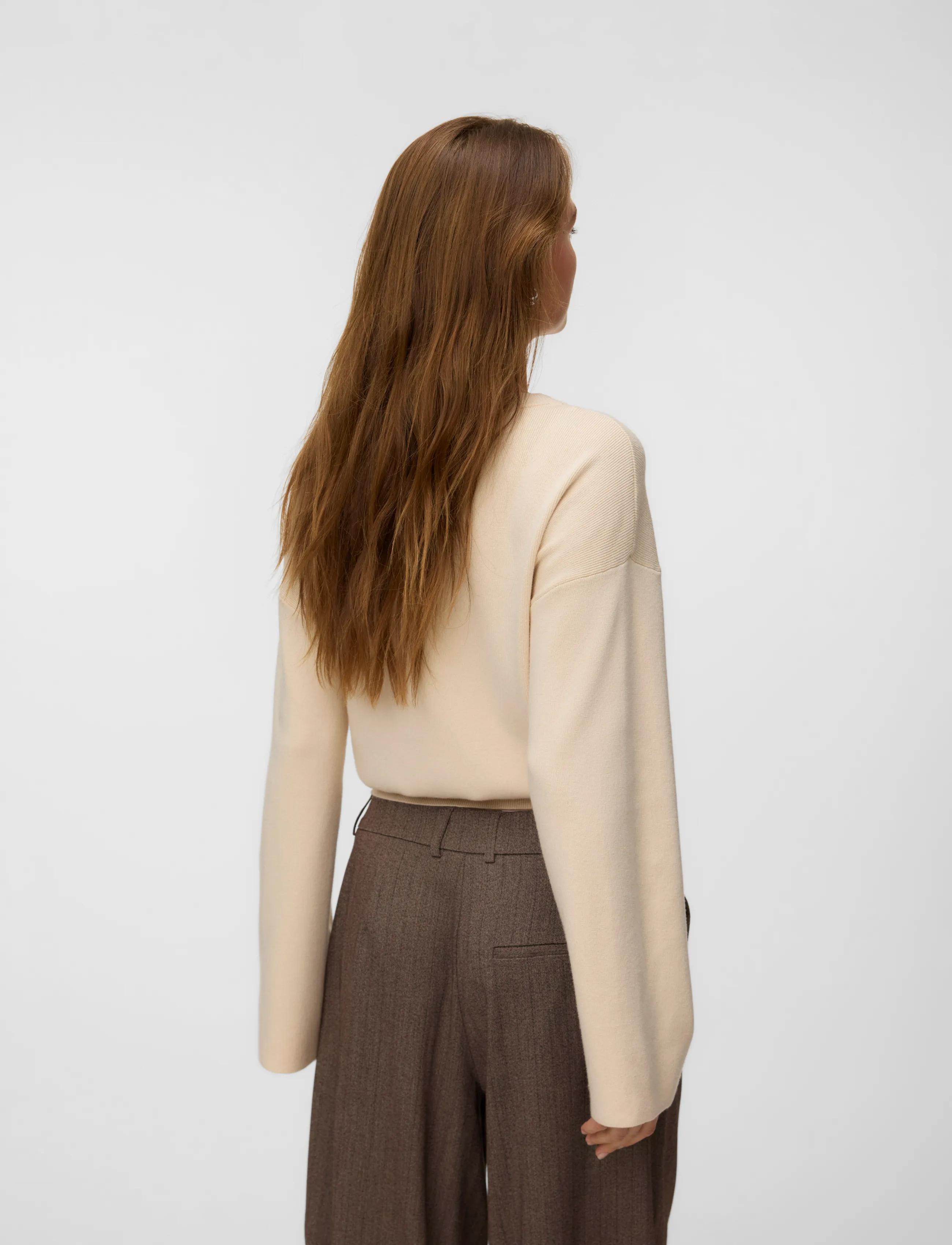 Vero Moda - AWHANNA LS CREW NECK KNIT PULLOVER NOOS - pullover - whitecap gray - 2