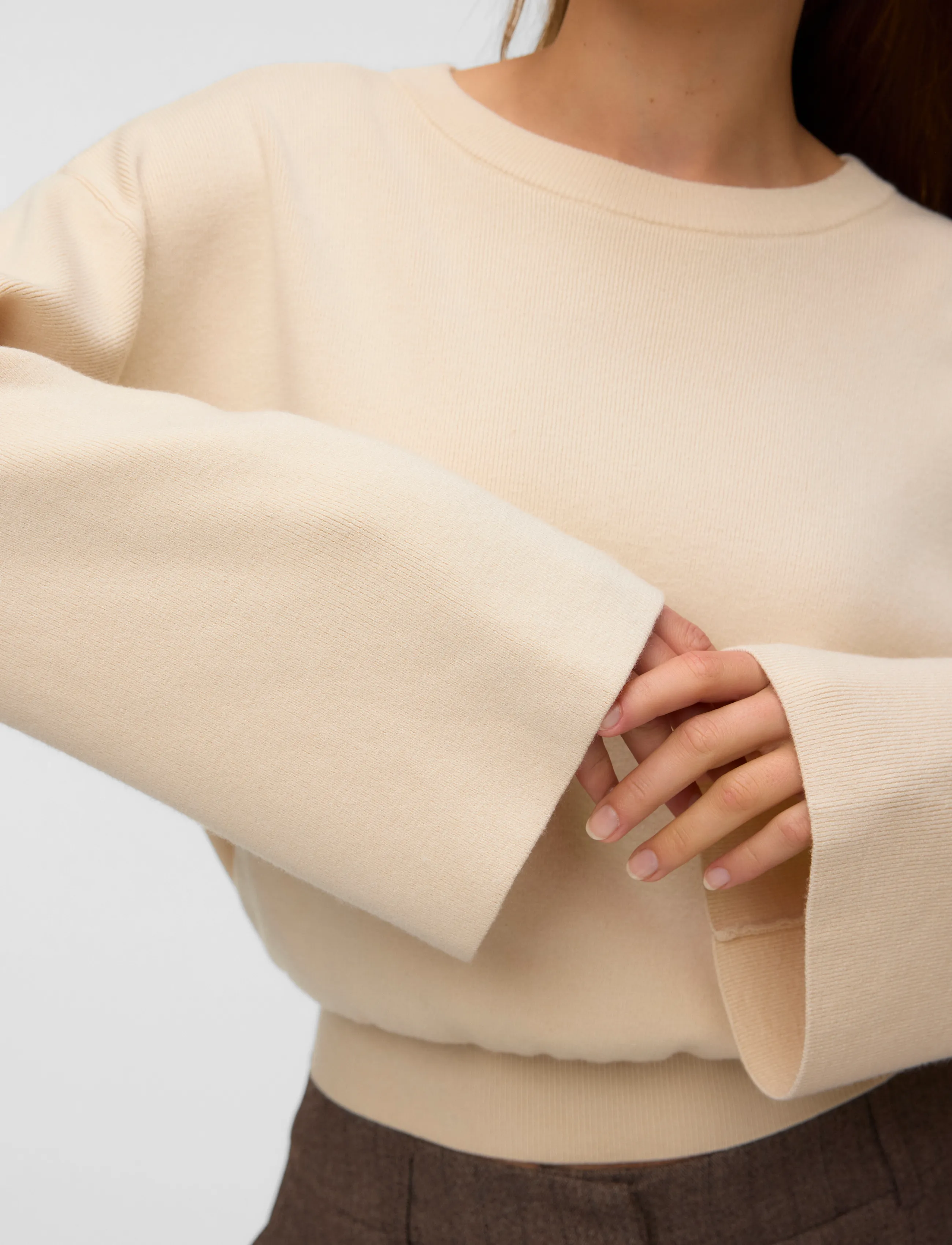 Vero Moda - AWHANNA LS CREW NECK KNIT PULLOVER NOOS - pullover - whitecap gray - 3