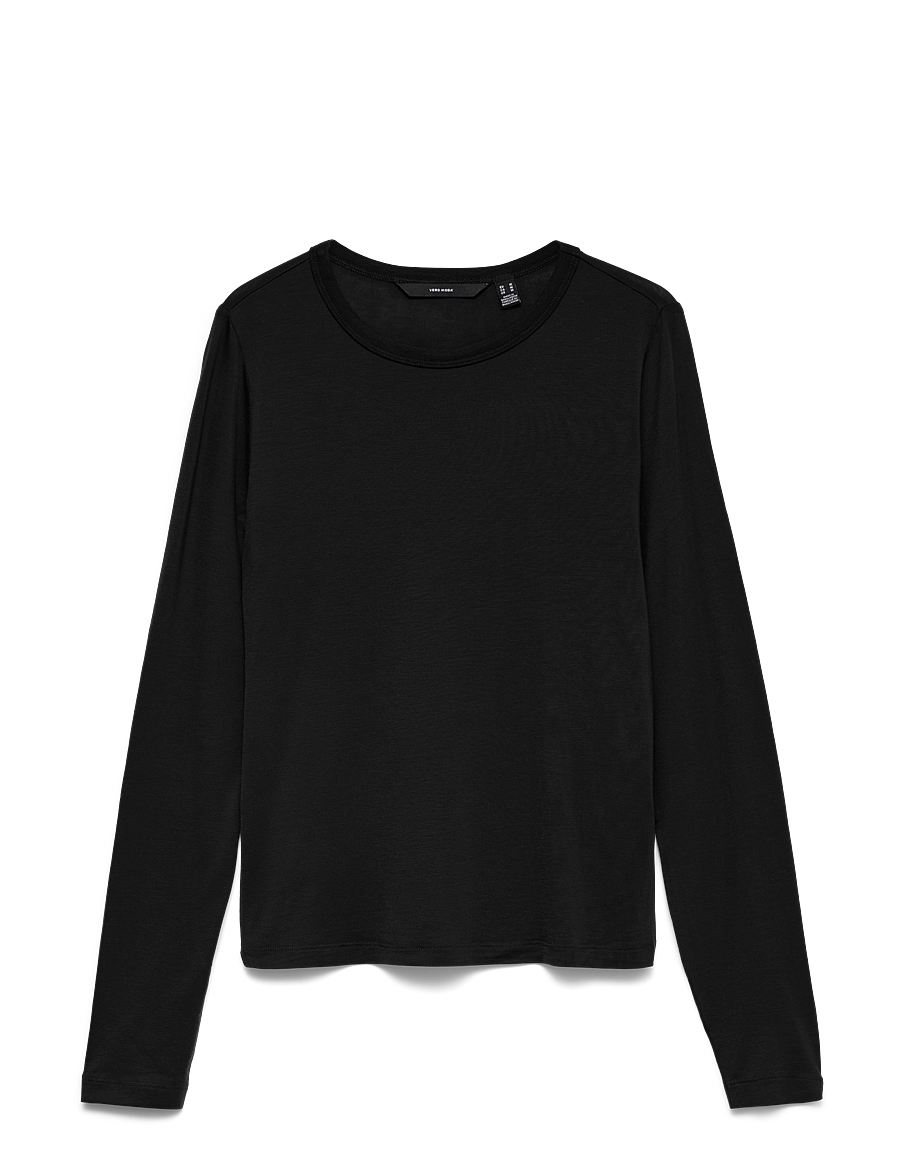 Vero Moda - VMADA LS TOP JRS NOOS - langärmlige tops - black - 0