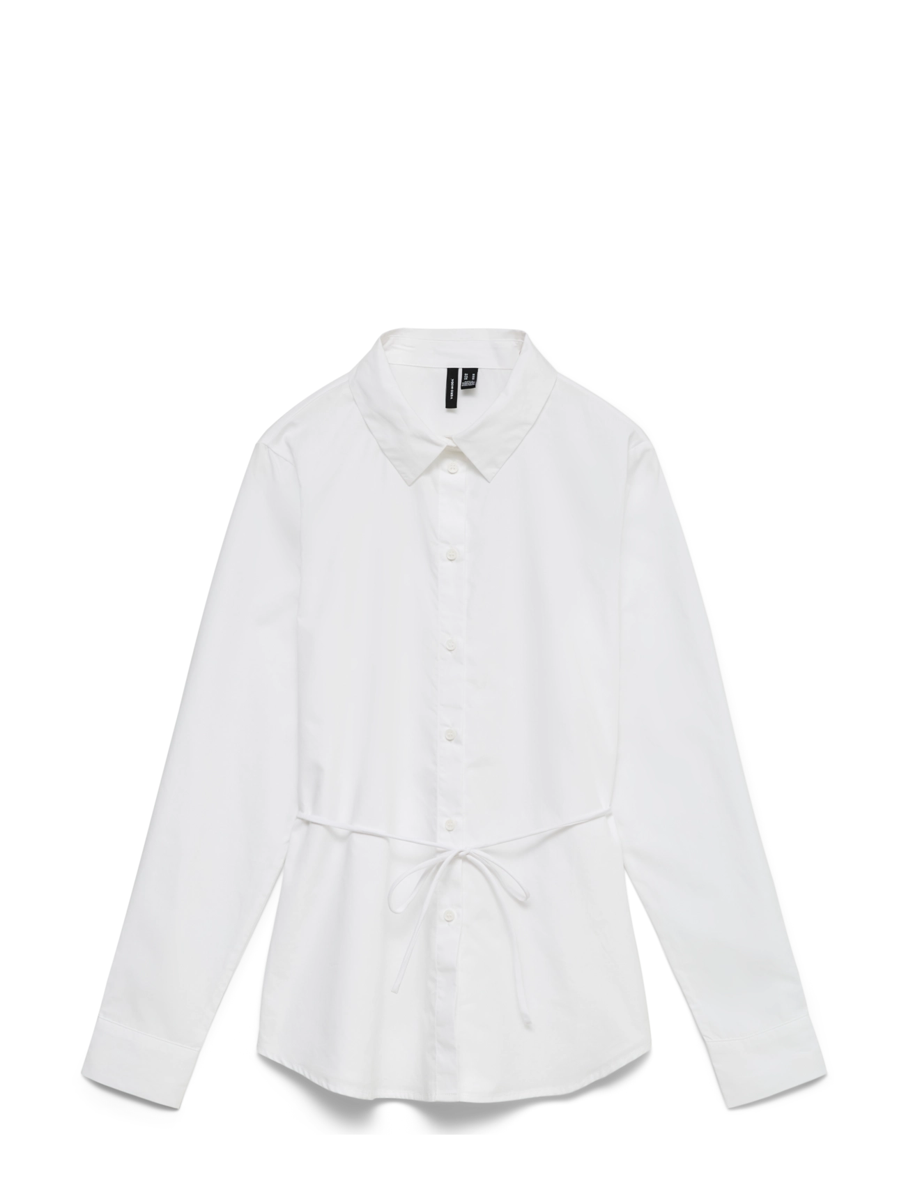 Vero Moda VMELINA LS TIE SHIRT WVN - Vero Moda - BRIGHT WHITE / white