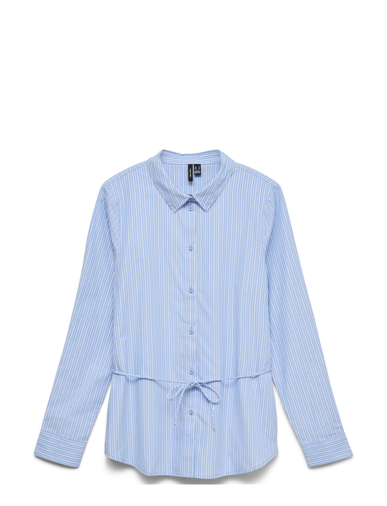 Vero Moda VMELINA LS TIE SHIRT WVN - Vero Moda - HYDRANGEA / blue